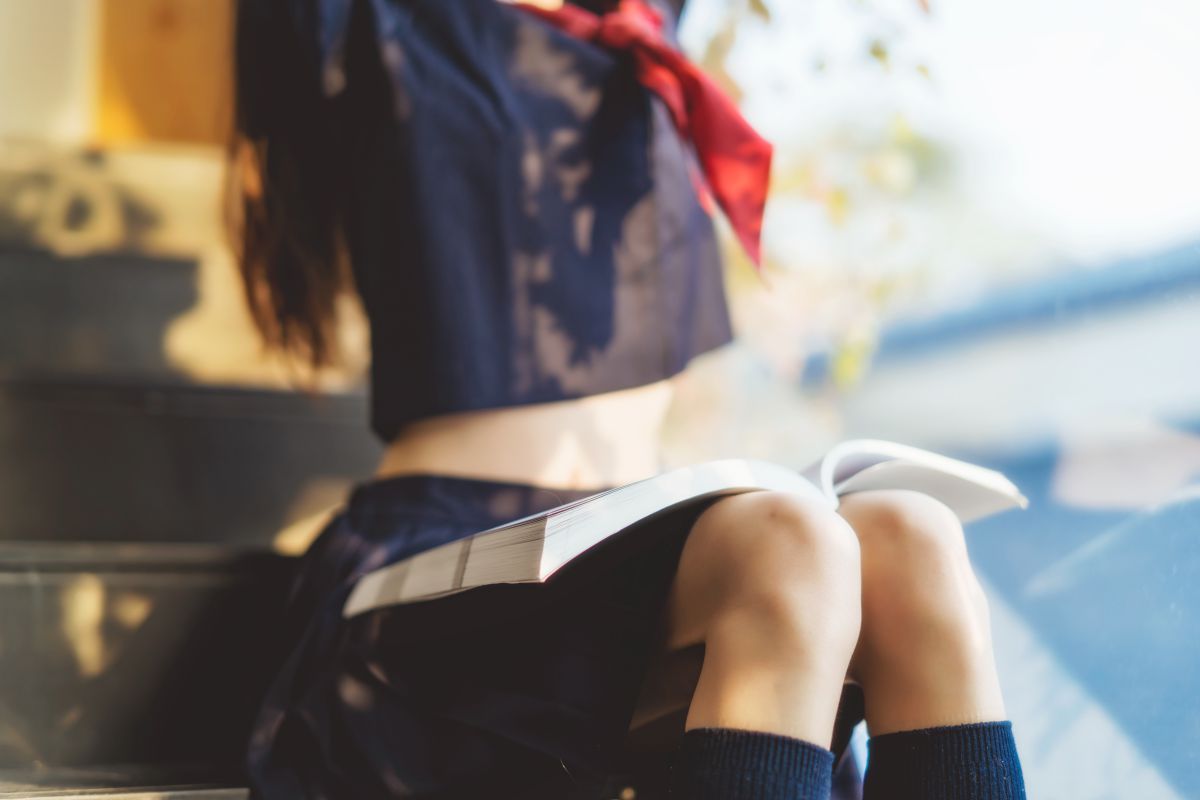 桜桃喵-黑色水手服插图5