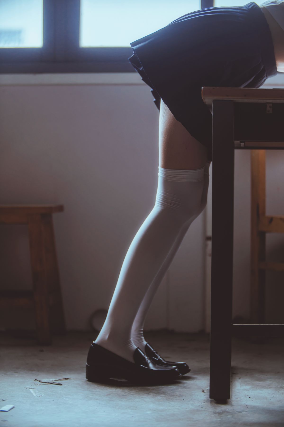 桜桃喵 – 蓝白水手服插图6