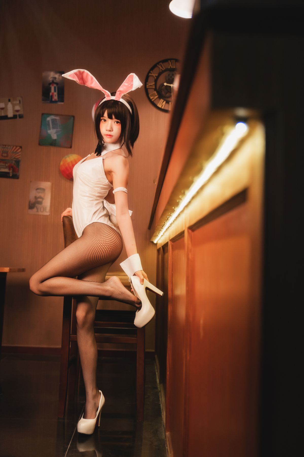 桜桃喵 – (加藤惠)兔女郎插图3