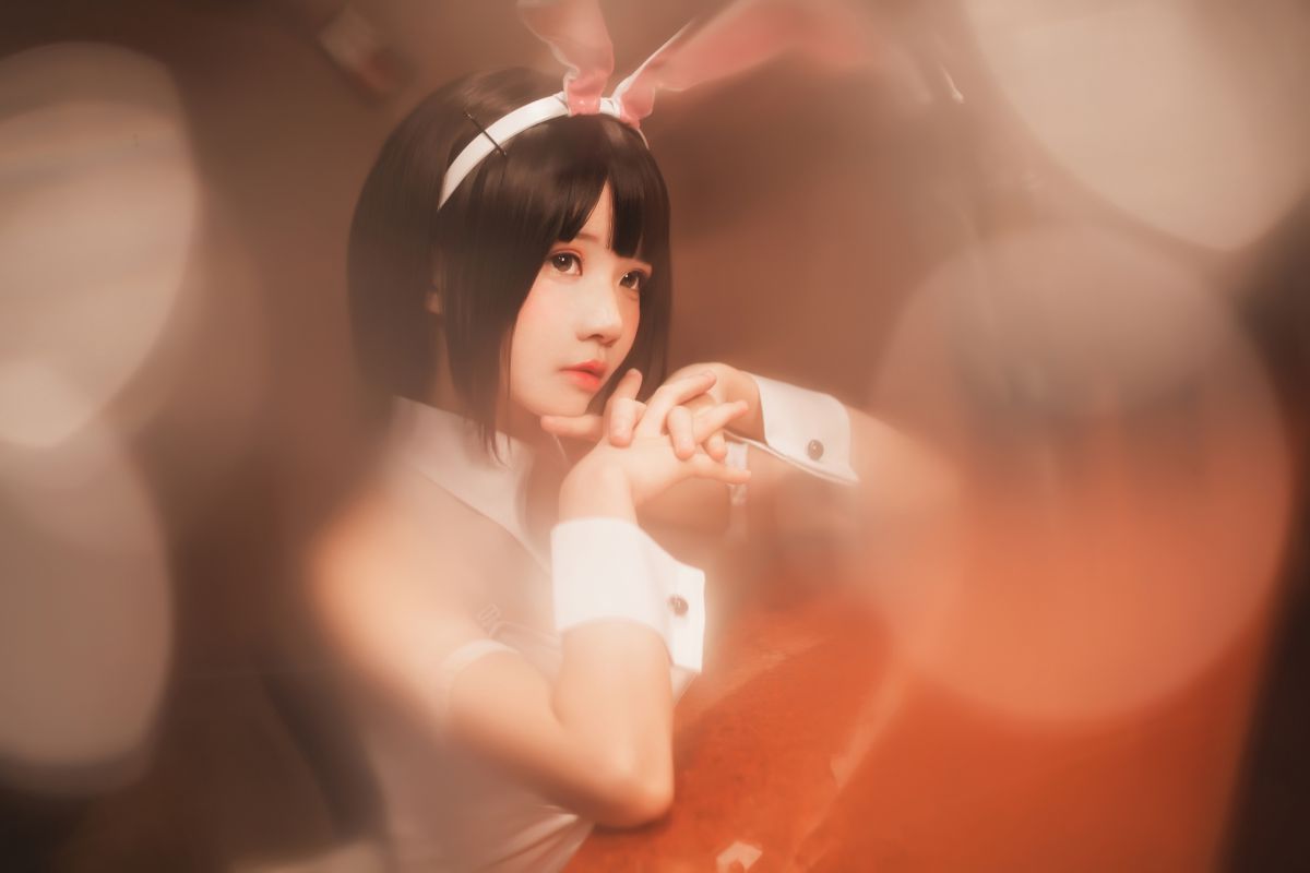 桜桃喵 – (加藤惠)兔女郎插图8