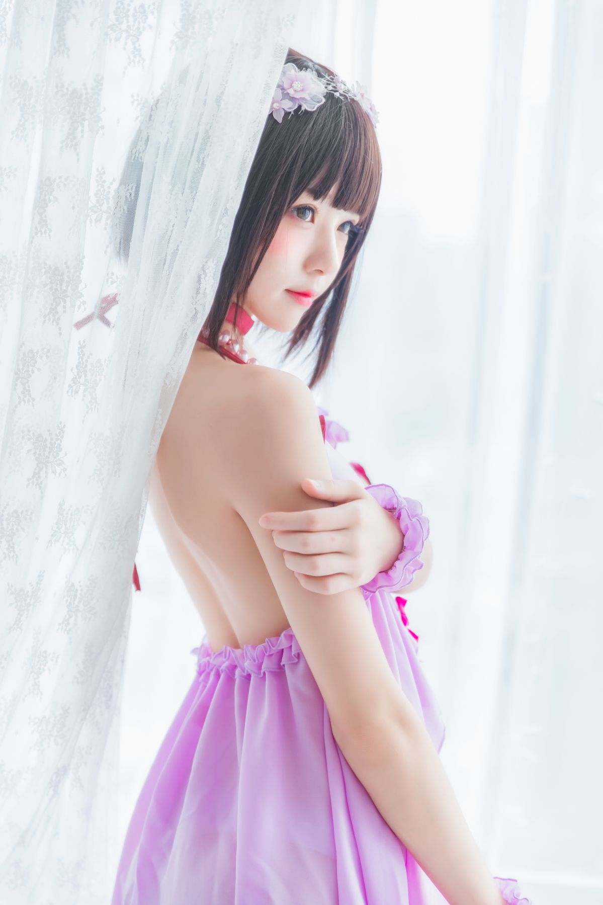 桜桃喵 – (加藤惠)小睡裙插图6