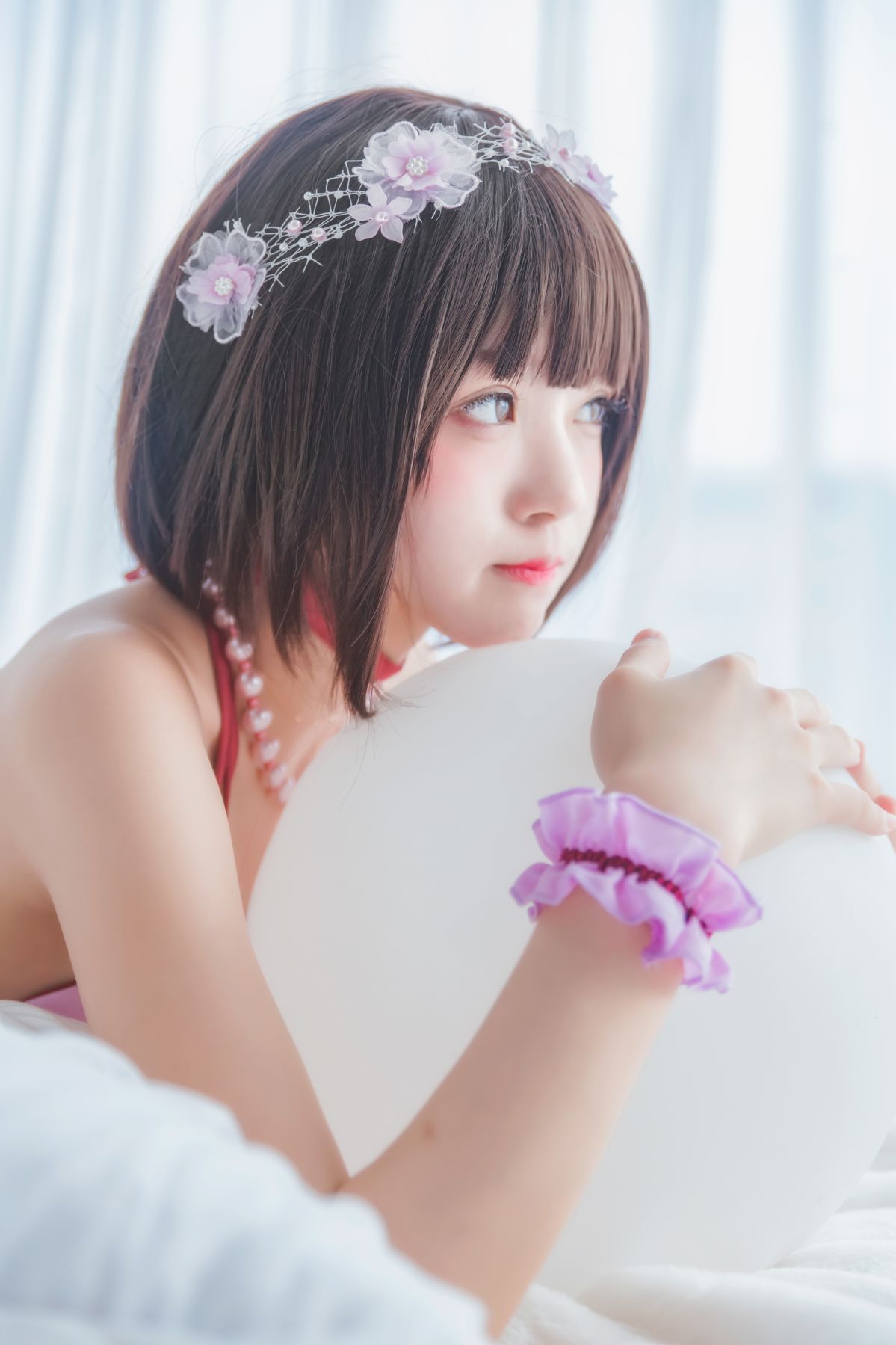 桜桃喵 – (加藤惠)小睡裙插图4