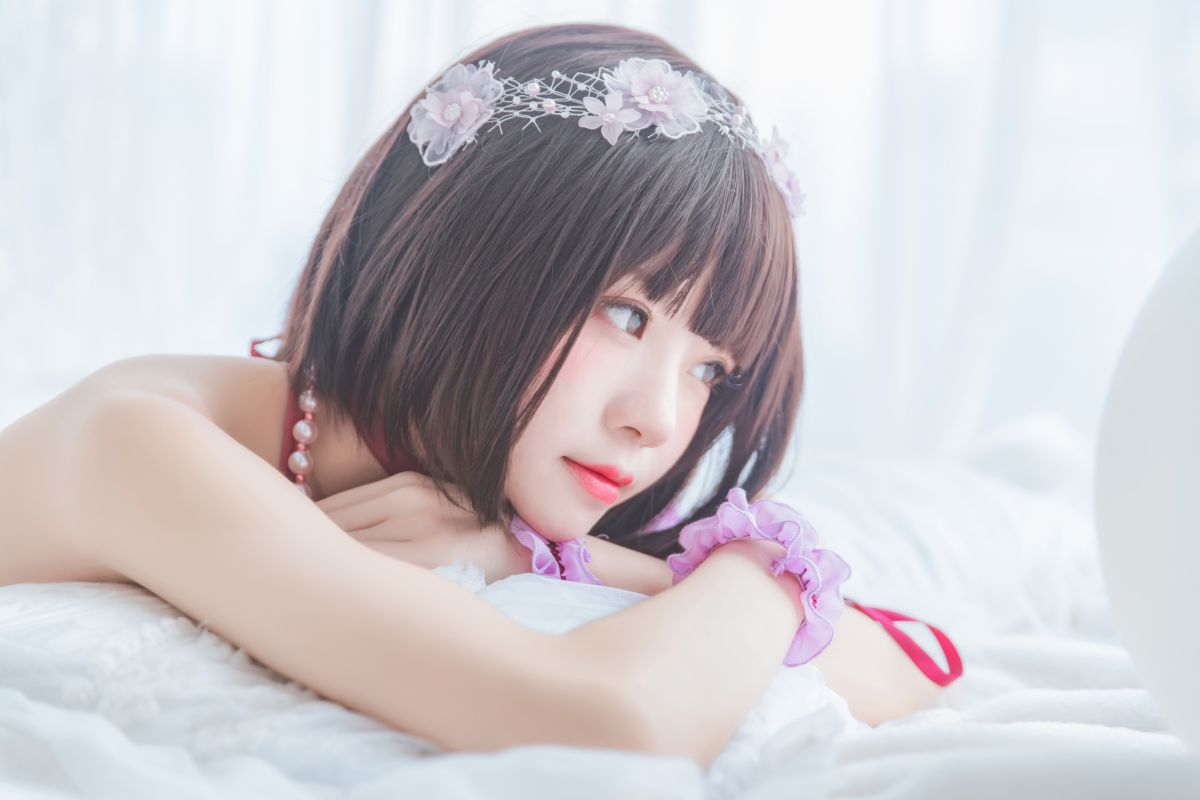桜桃喵 – (加藤惠)小睡裙插图8