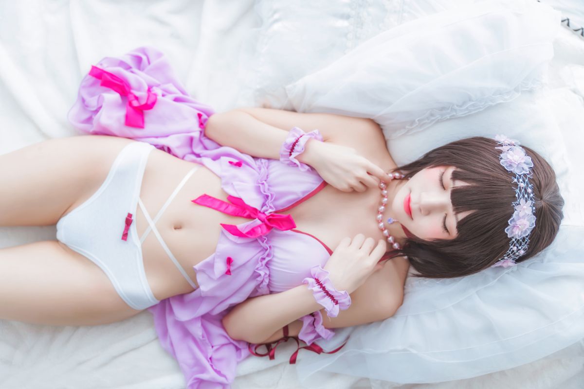 桜桃喵 – (加藤惠)小睡裙插图