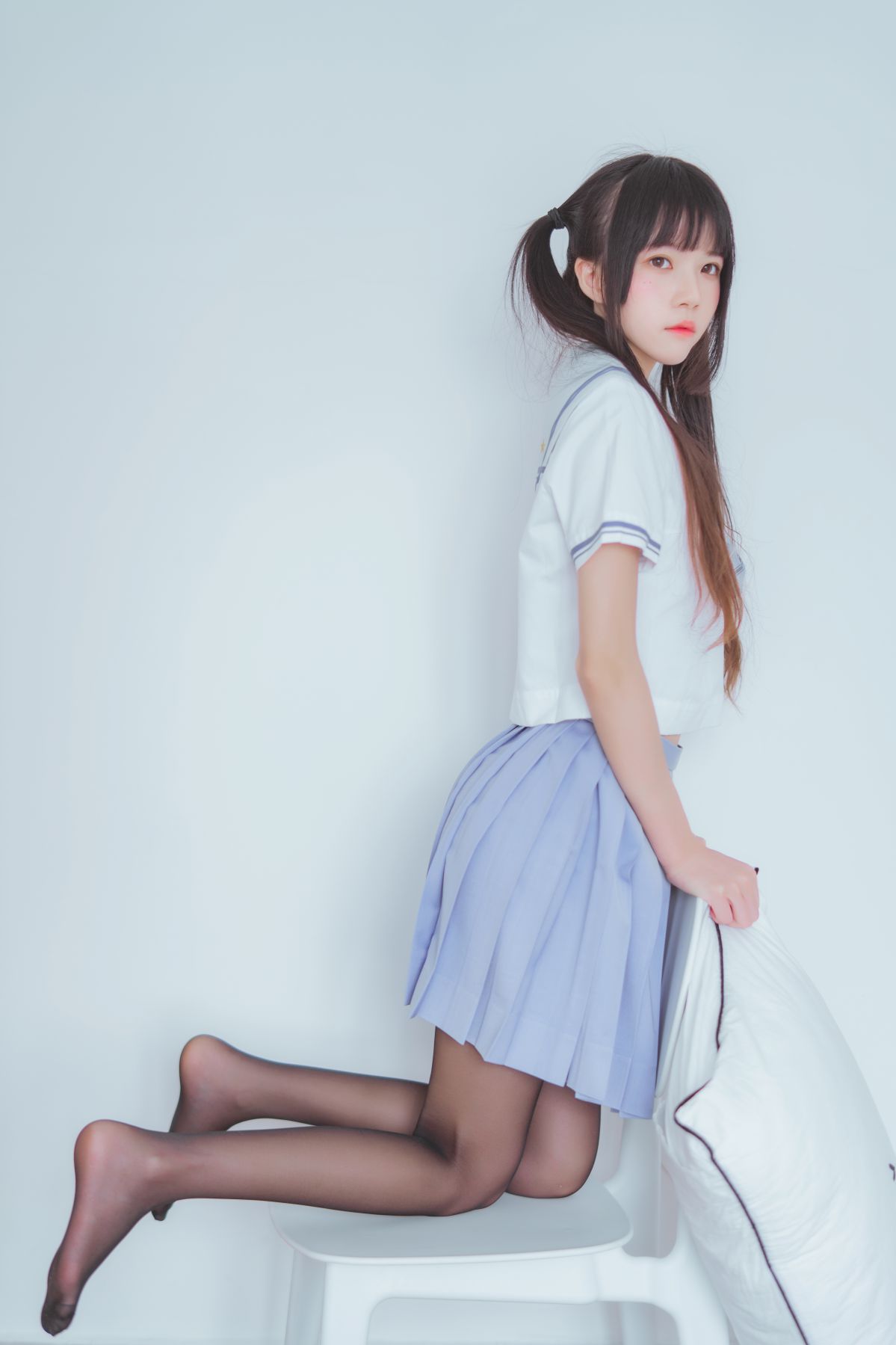 桜桃喵 – 校服黑丝插图7