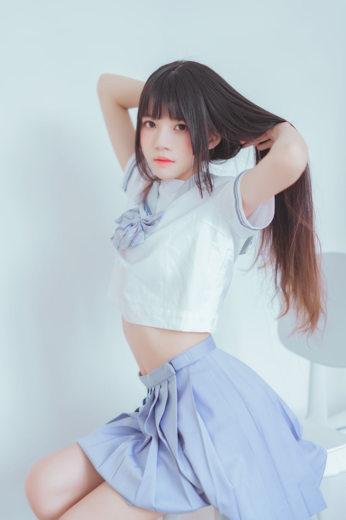 桜桃喵 – 校服黑丝插图8