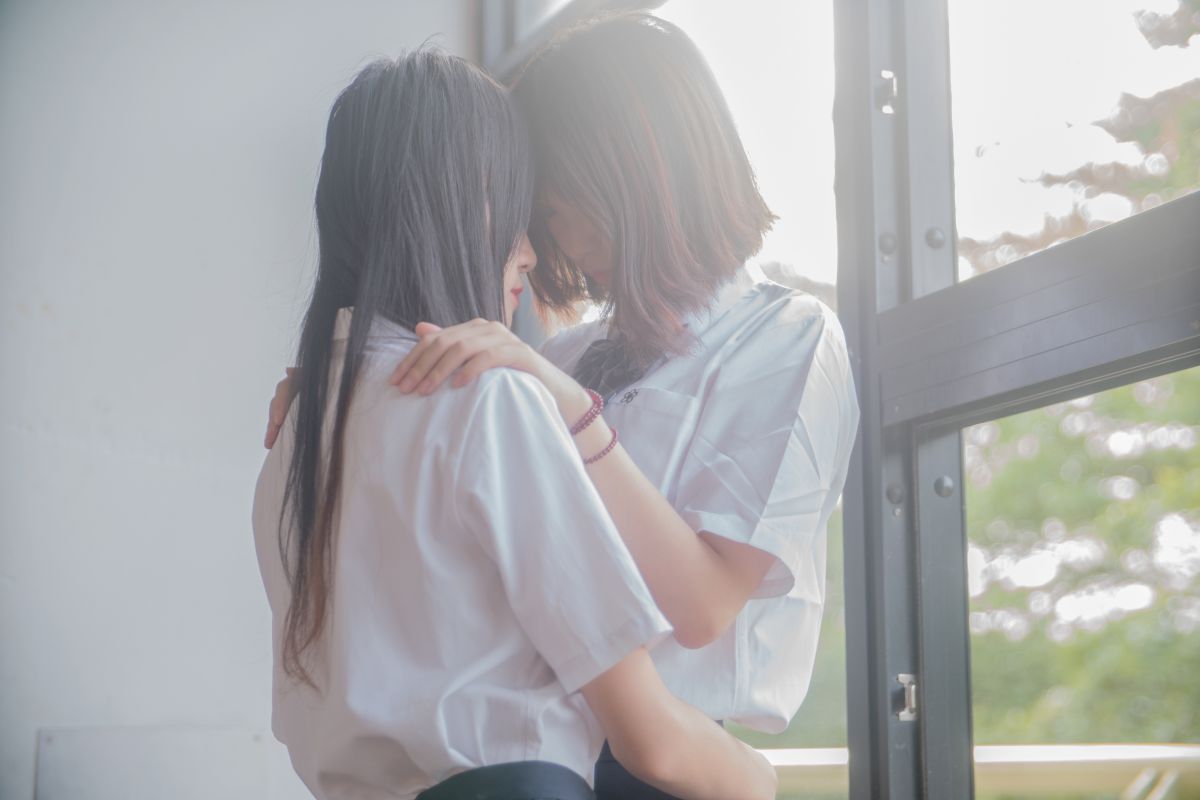 桜桃喵&疯猫ss – JK百合1插图