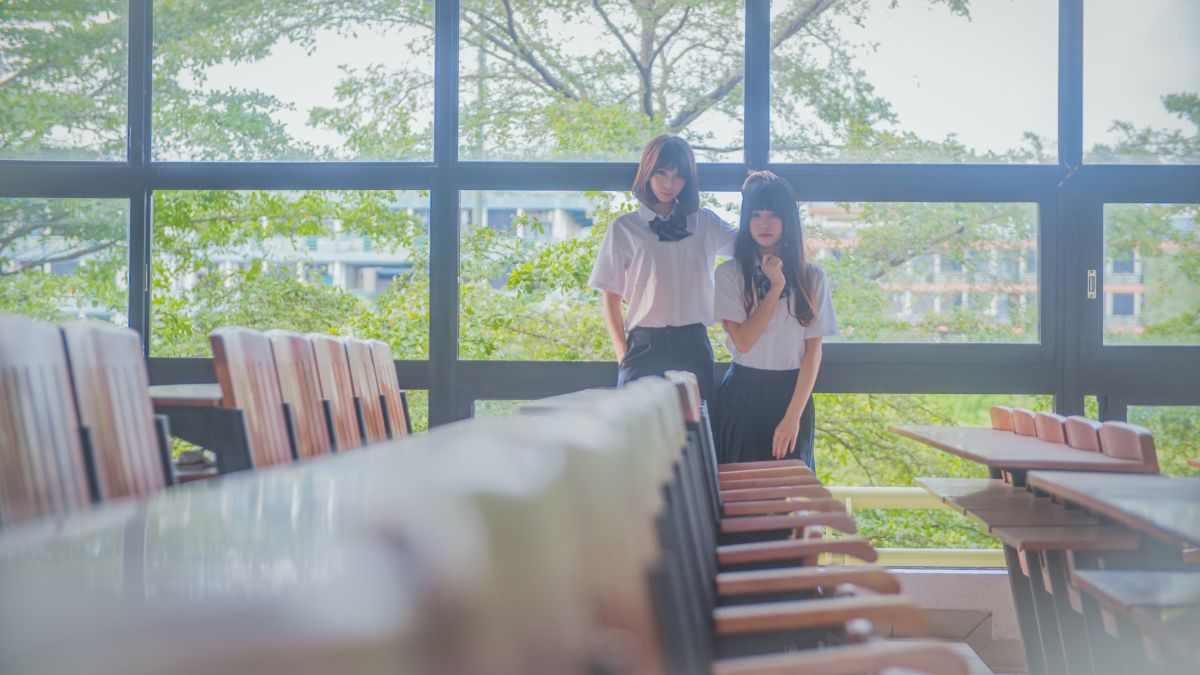 桜桃喵&疯猫ss – JK百合1插图4