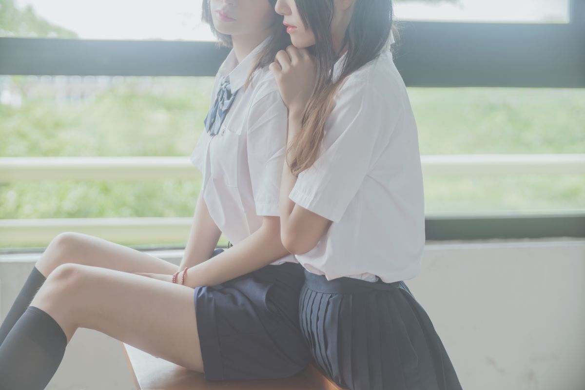 桜桃喵&疯猫ss – JK百合1插图5