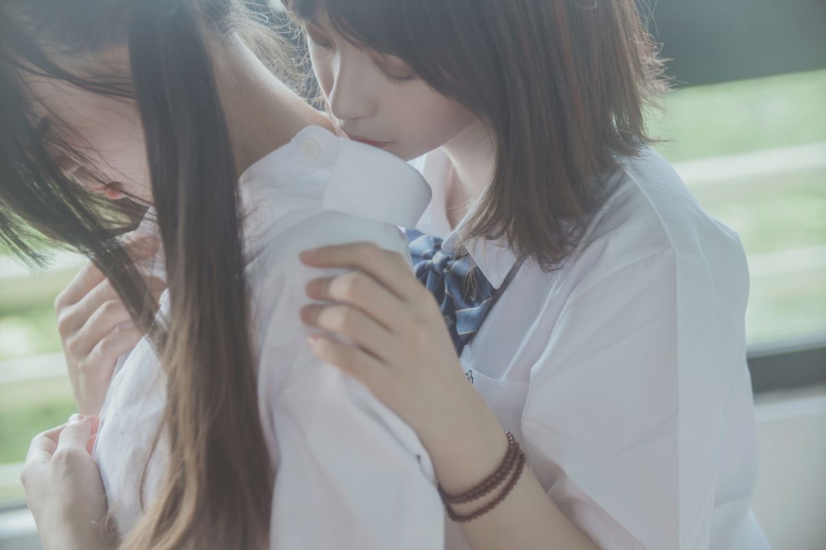 桜桃喵&疯猫ss – JK百合1插图7