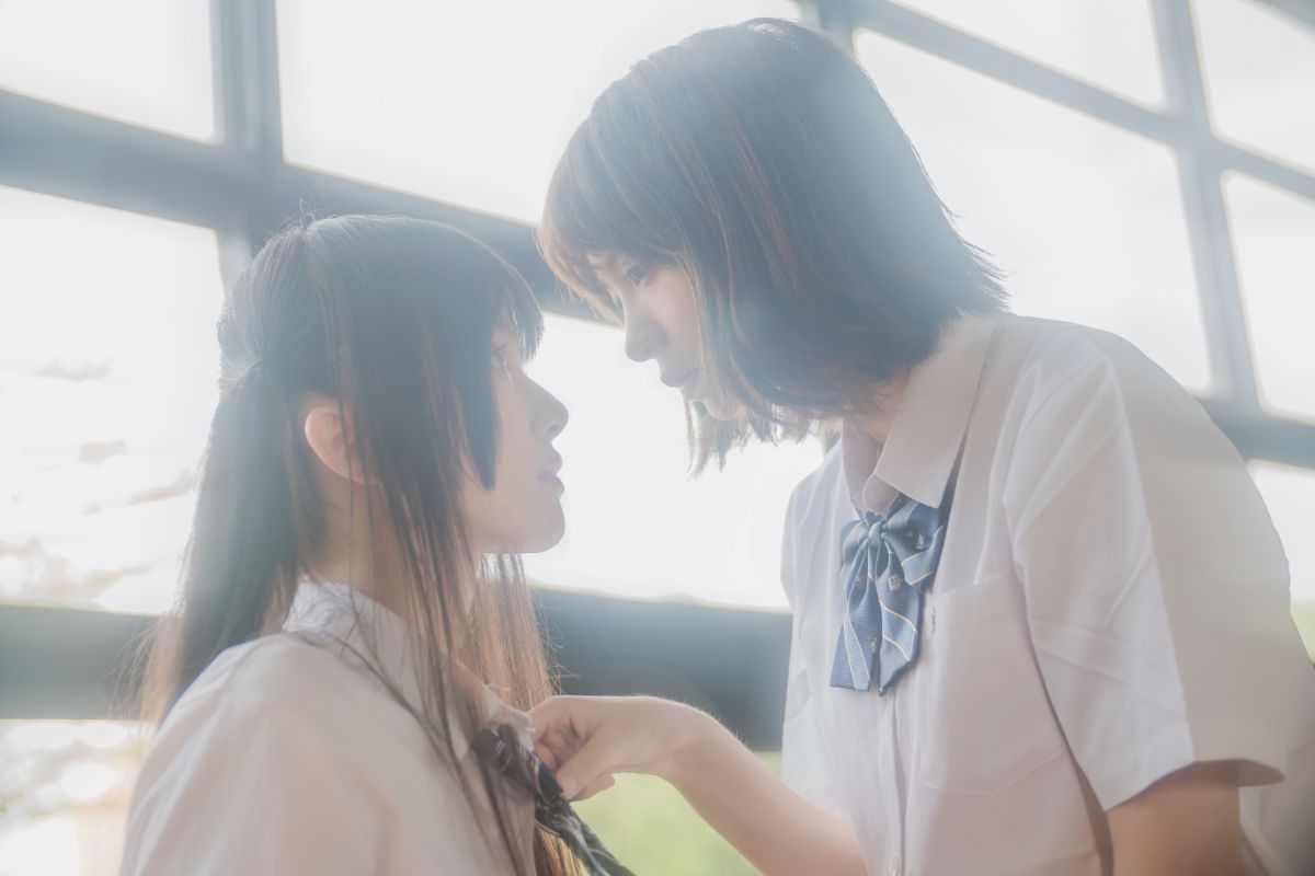 桜桃喵&疯猫ss – JK百合1插图1