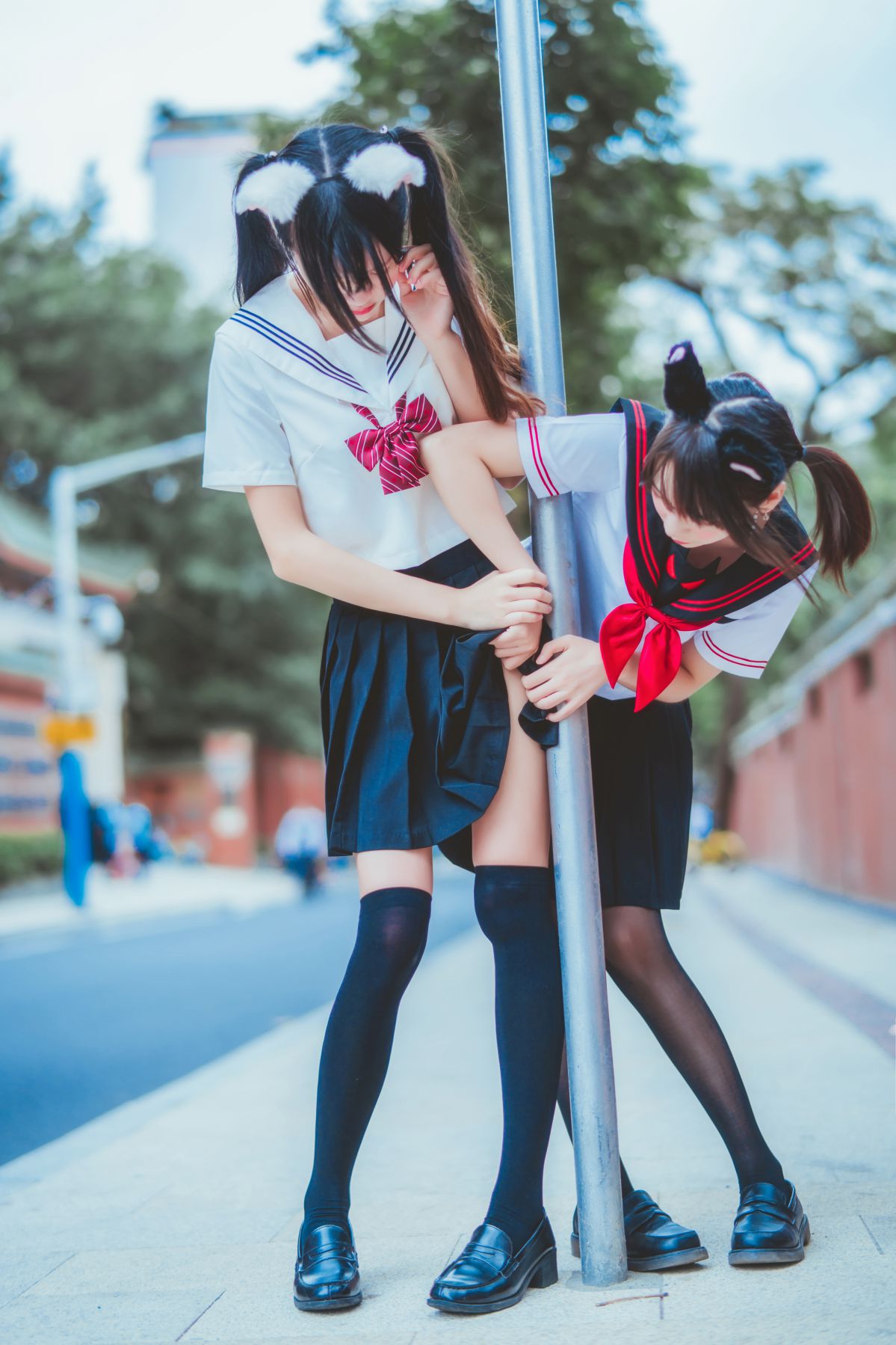 桜桃喵&疯猫ss – JK百合2插图1