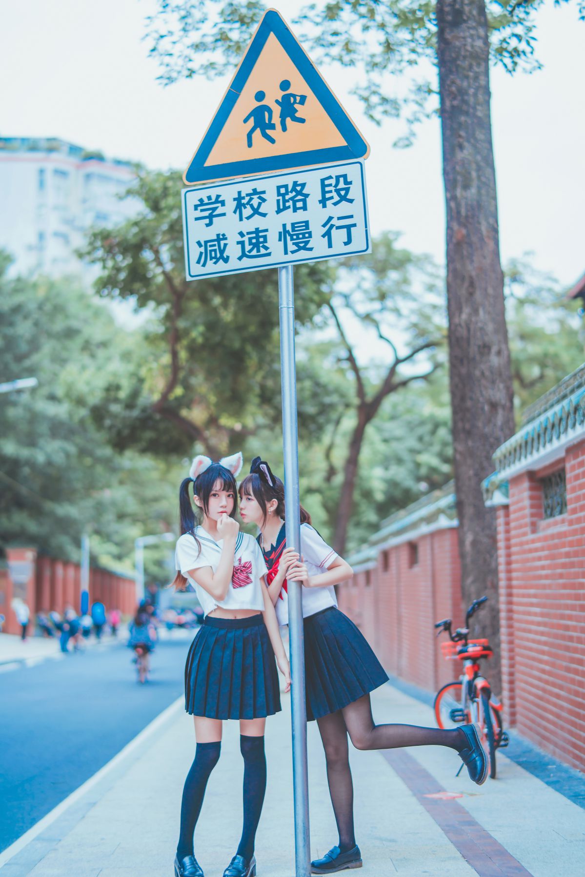 桜桃喵&疯猫ss – JK百合2插图9