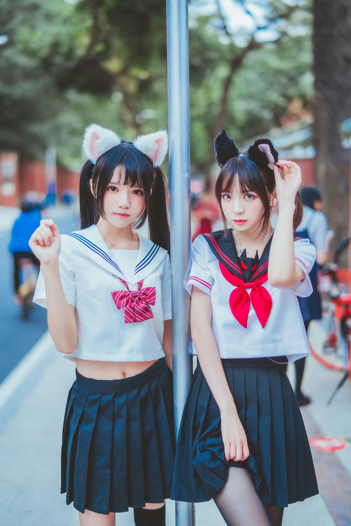 桜桃喵&疯猫ss – JK百合2插图