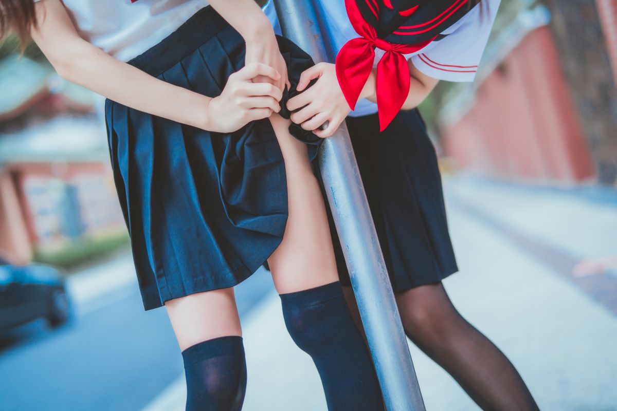 桜桃喵&疯猫ss – JK百合2插图4