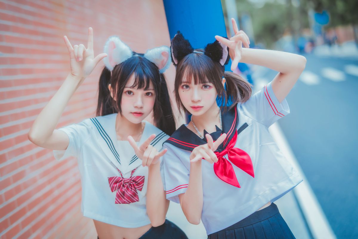 桜桃喵&疯猫ss – JK百合2插图9
