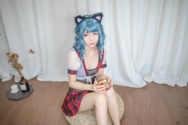 14-疯猫-蓝发插图1
