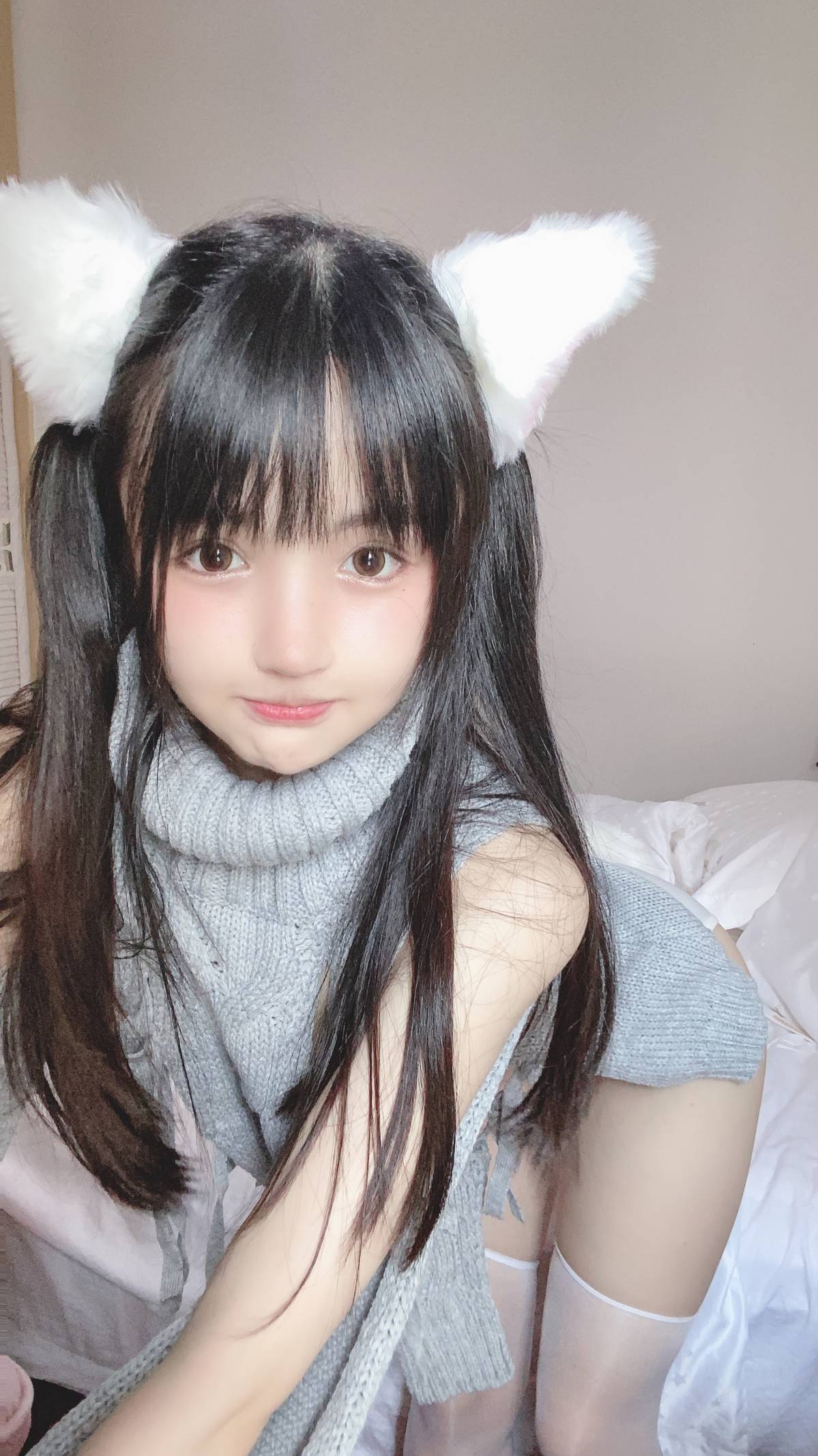 桜井宁宁 NO.016 白い猫ちゃん插图5