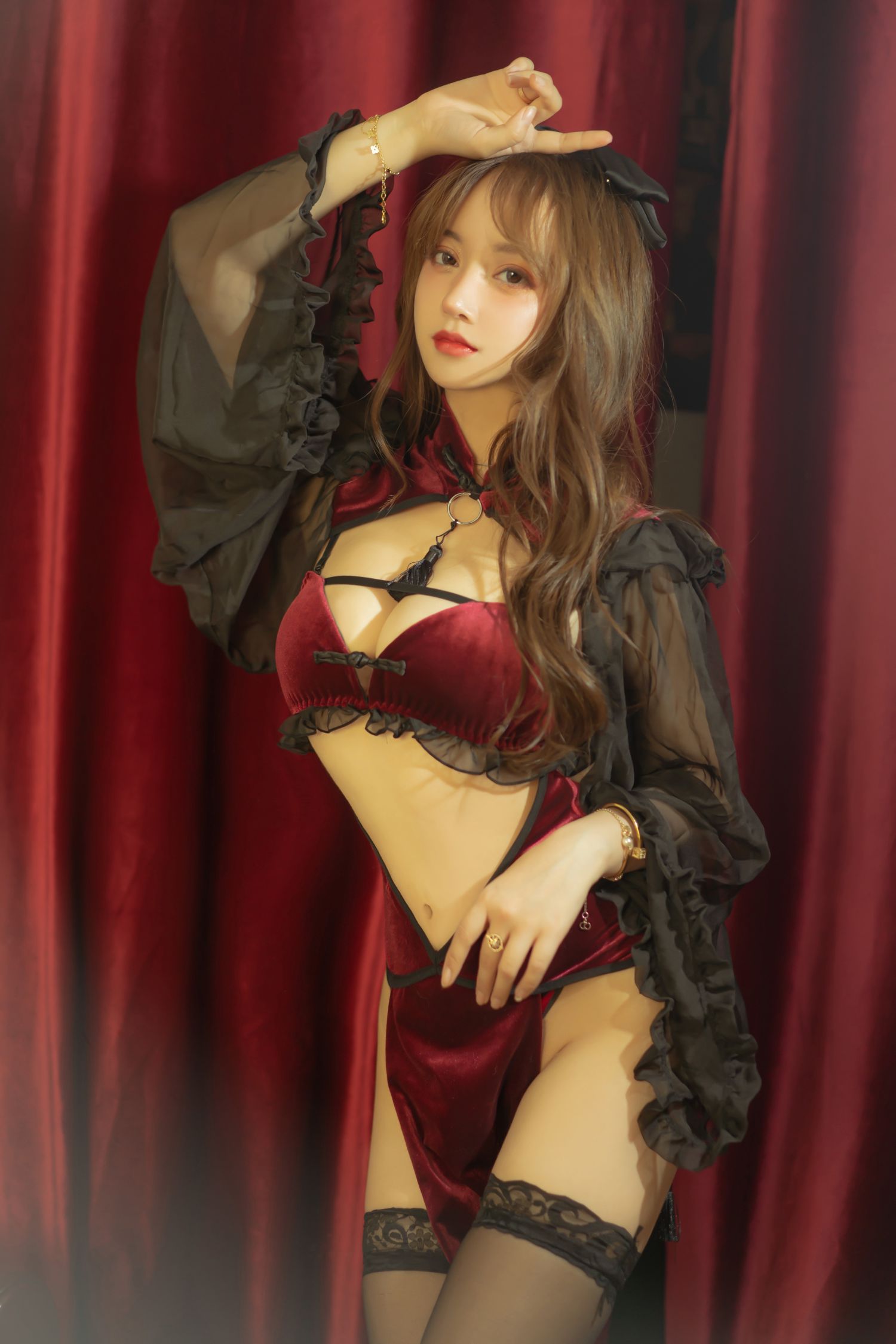 过期米线 –红丝绒旗袍插图4