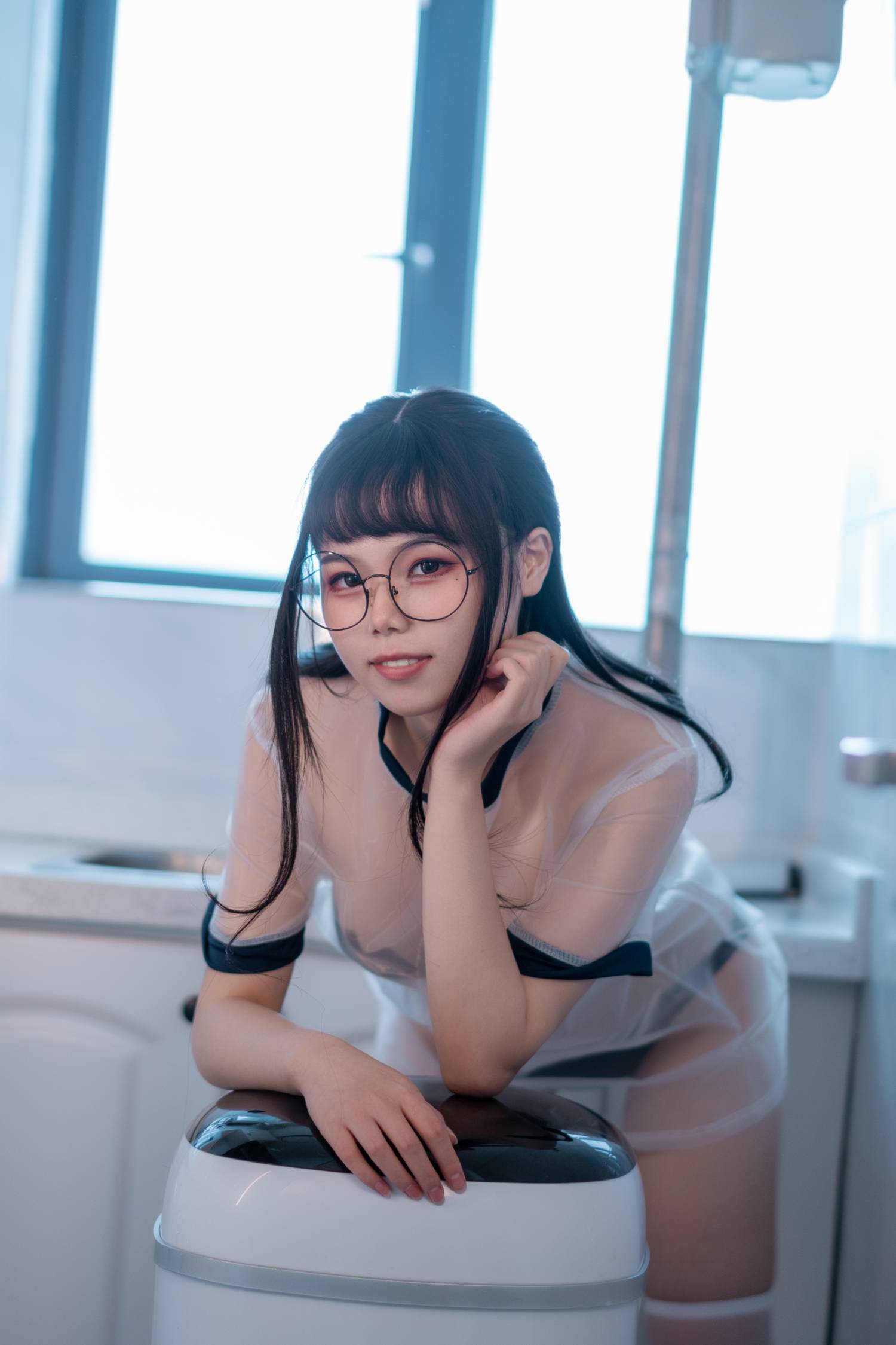 七月喵子-酸奶眼镜娘插图5