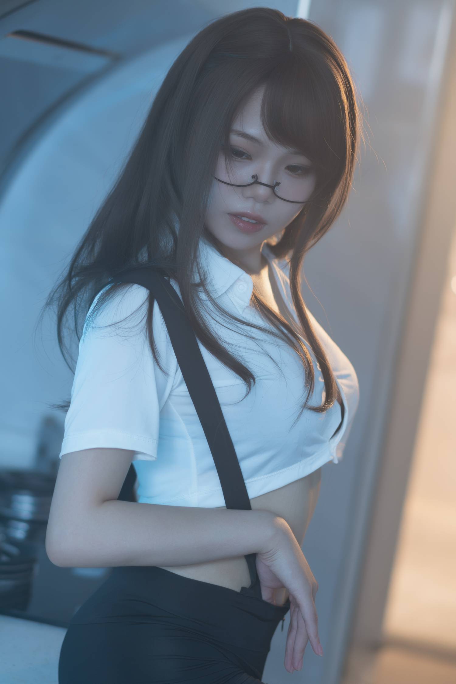 七月喵子-眼镜娘1号插图8