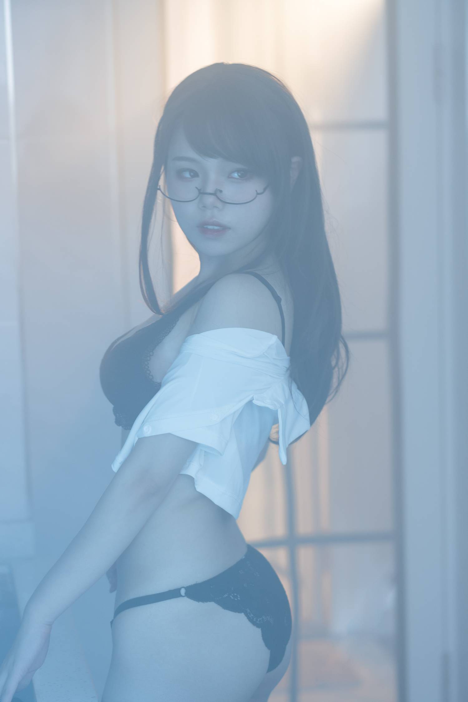 七月喵子-眼镜娘1号插图9