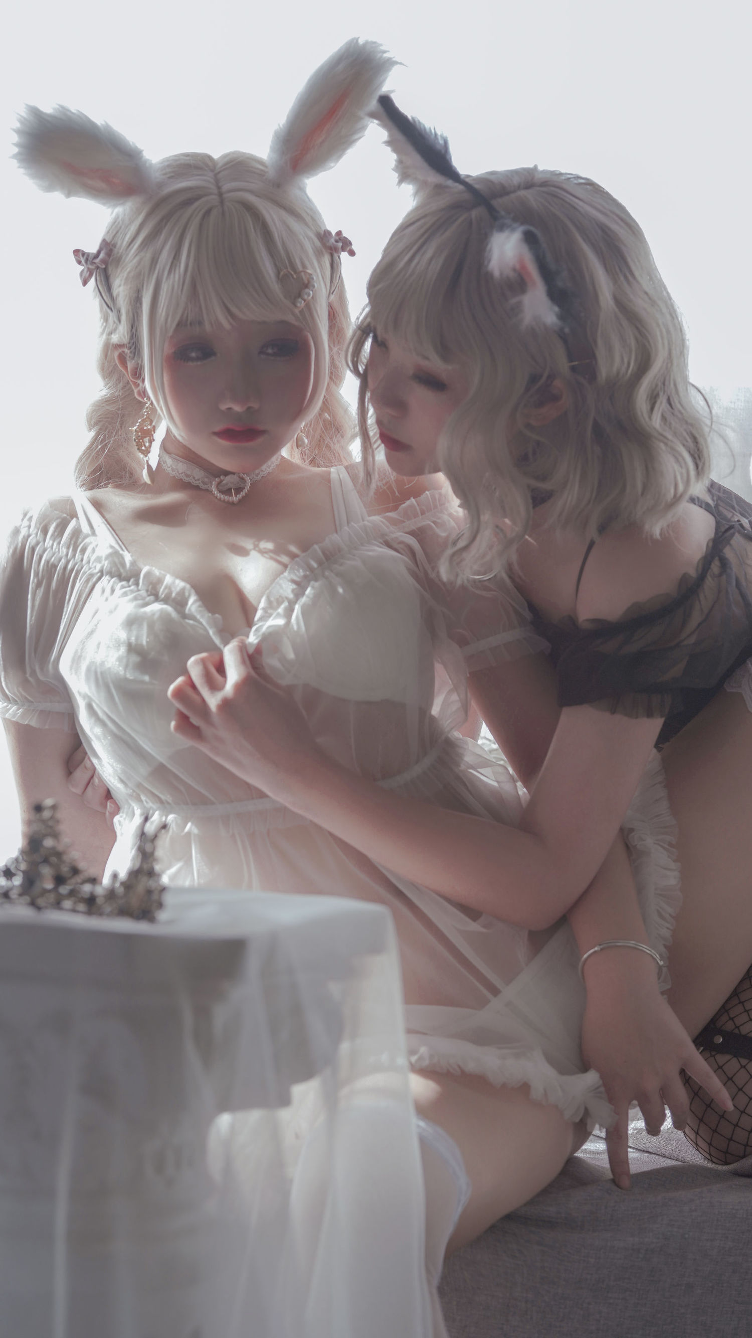 Cosplay日奈娇猫与兔插图