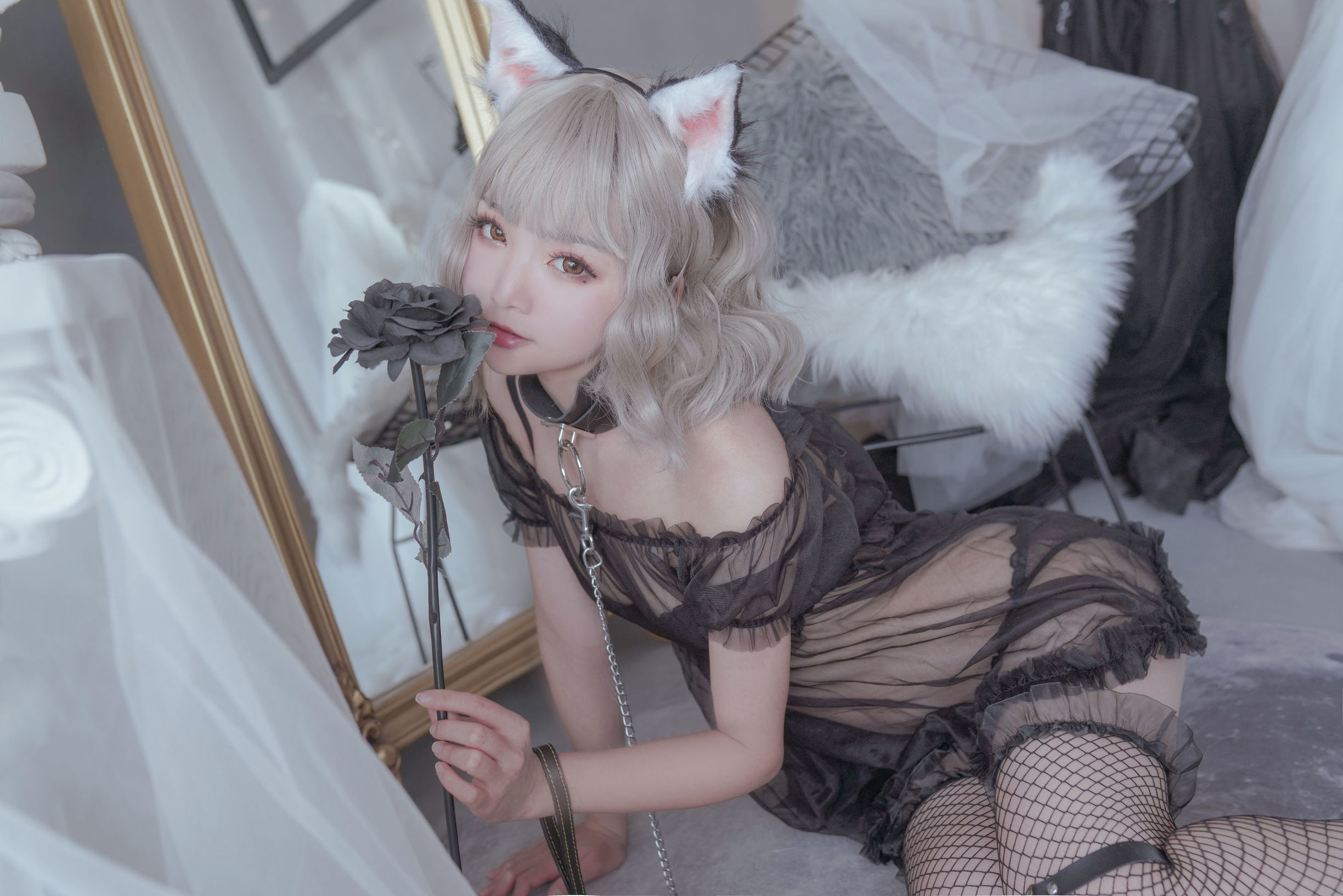 Cosplay日奈娇猫与兔插图7