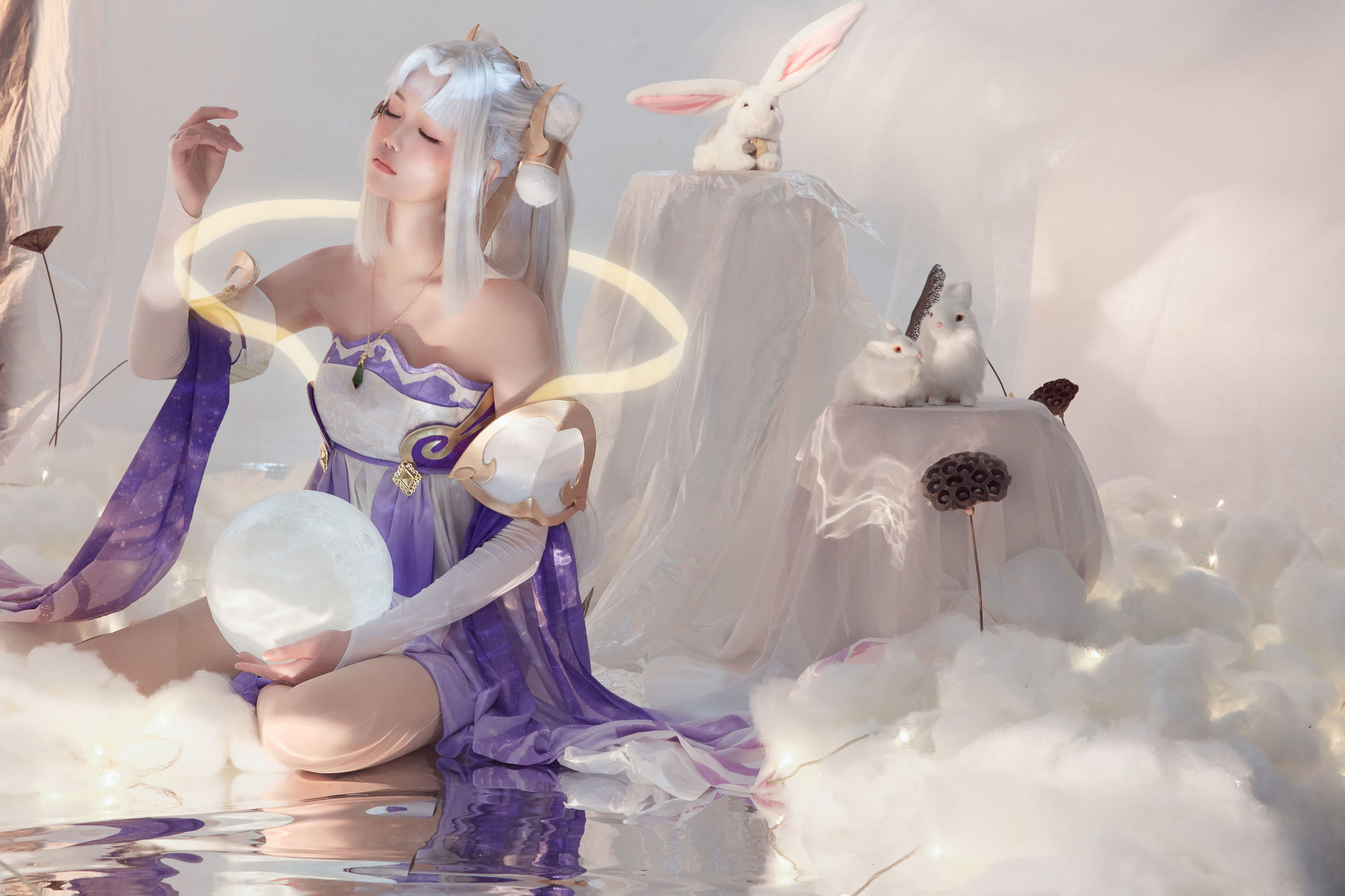 人气coser戚顾儿MIKI王者荣耀嫦娥插图8