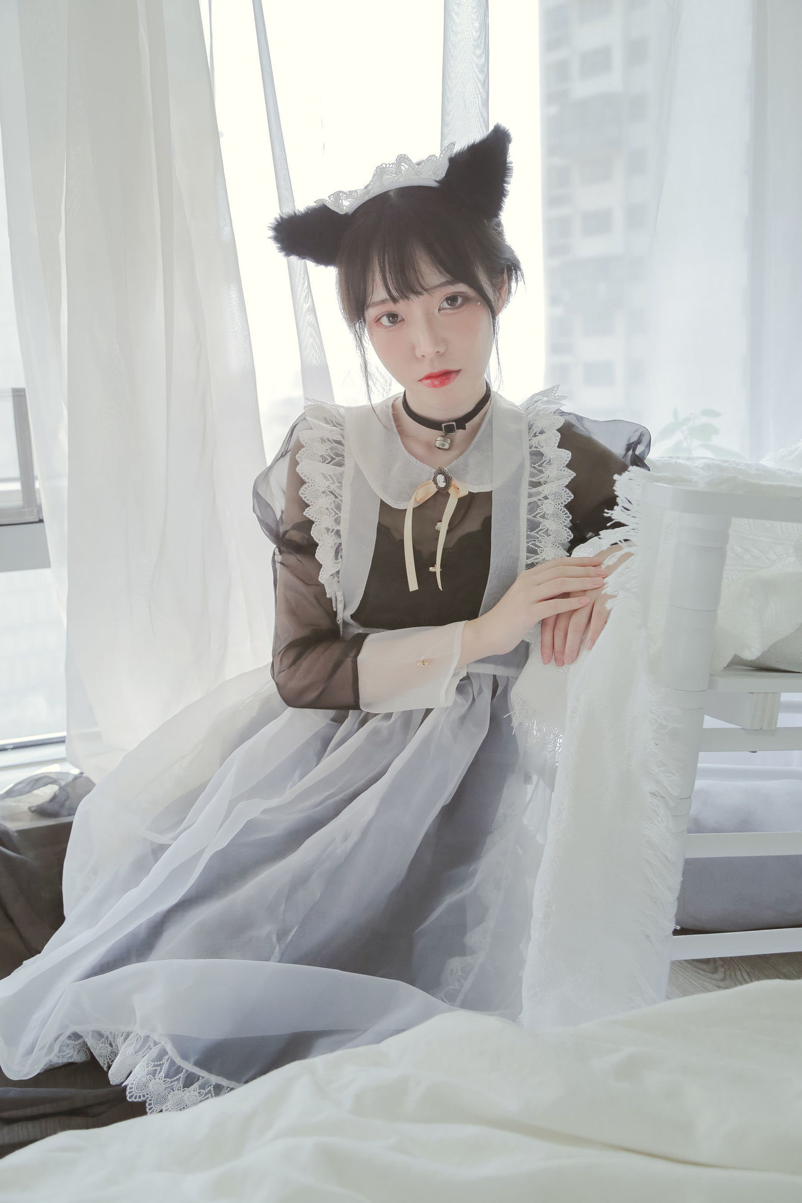 可爱妹子Fushii_海堂女仆插图1