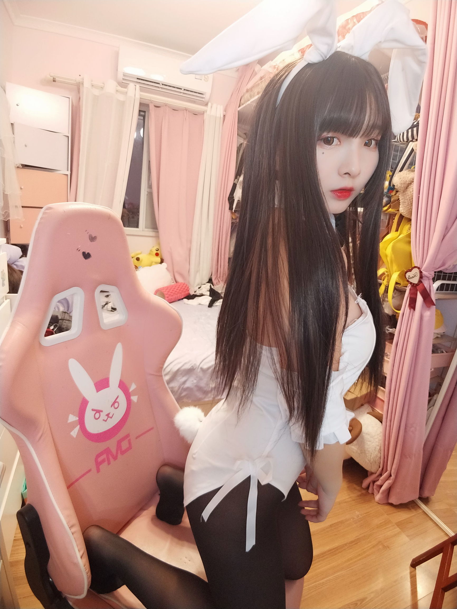 二次元美女古川kagura黑丝兔女郎插图