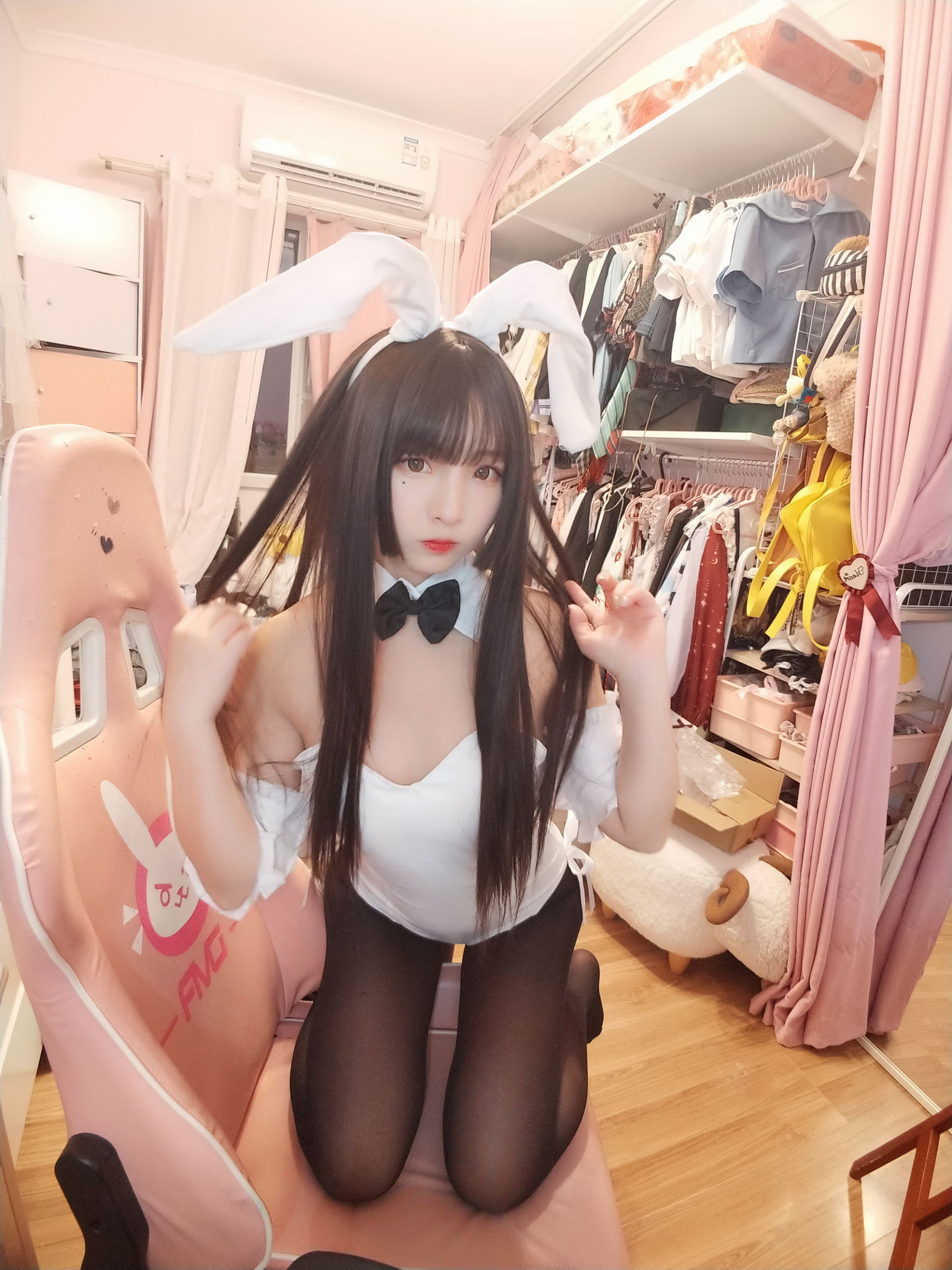 二次元美女古川kagura黑丝兔女郎插图4