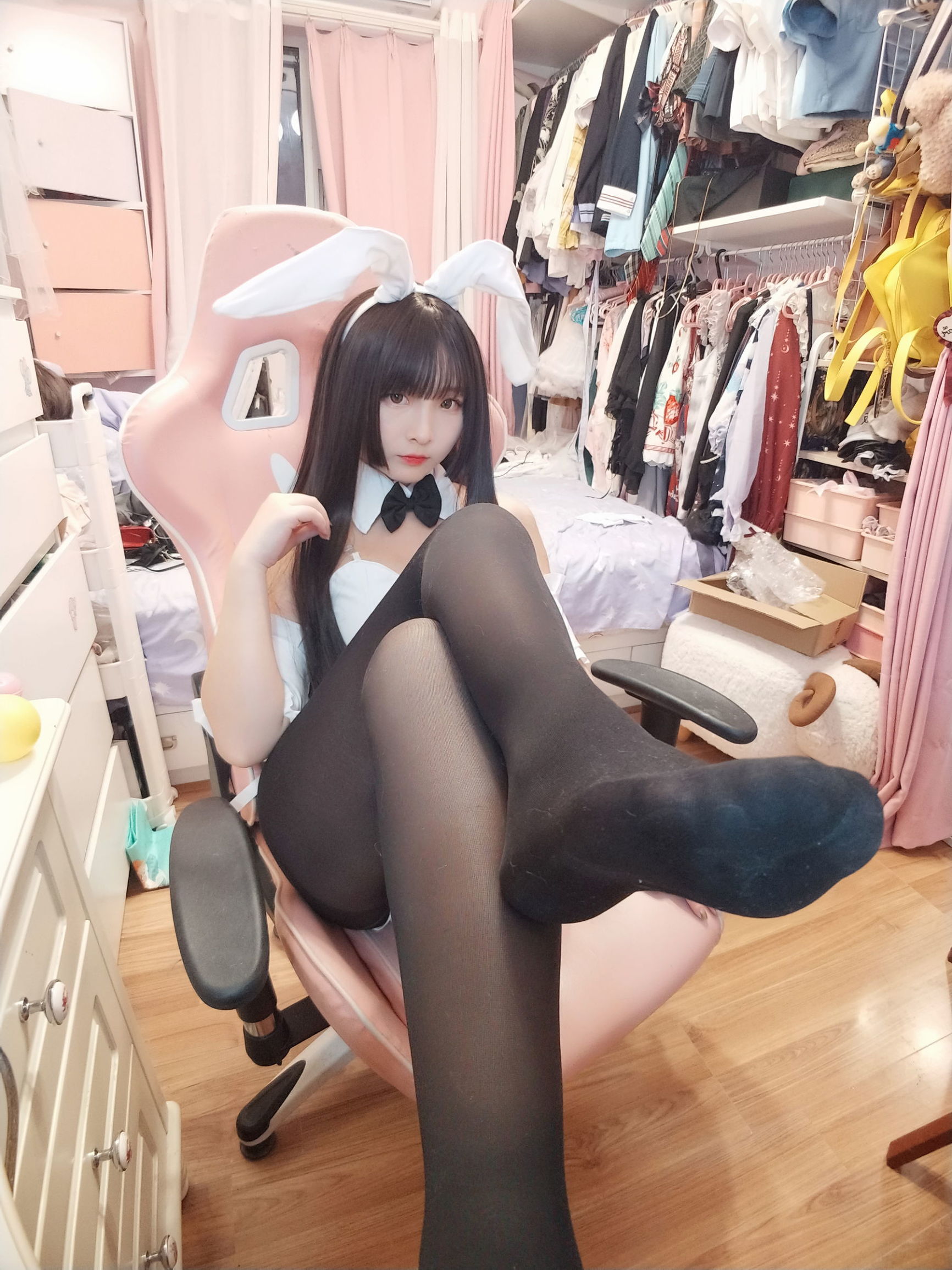 二次元美女古川kagura黑丝兔女郎插图9
