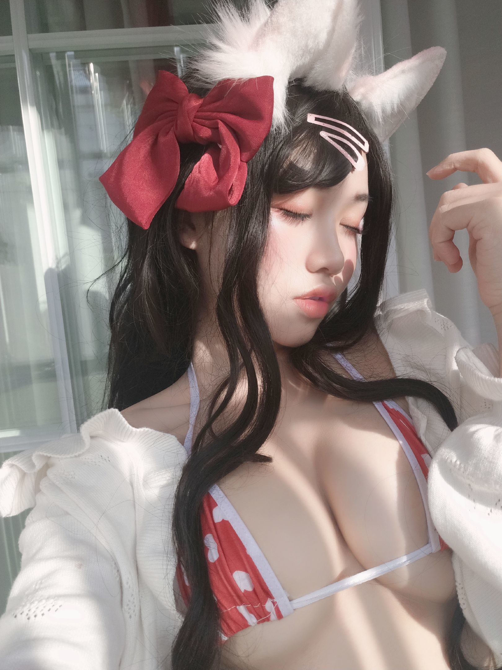 一笑芳香沁《窗与宠物猫》写真集插图6