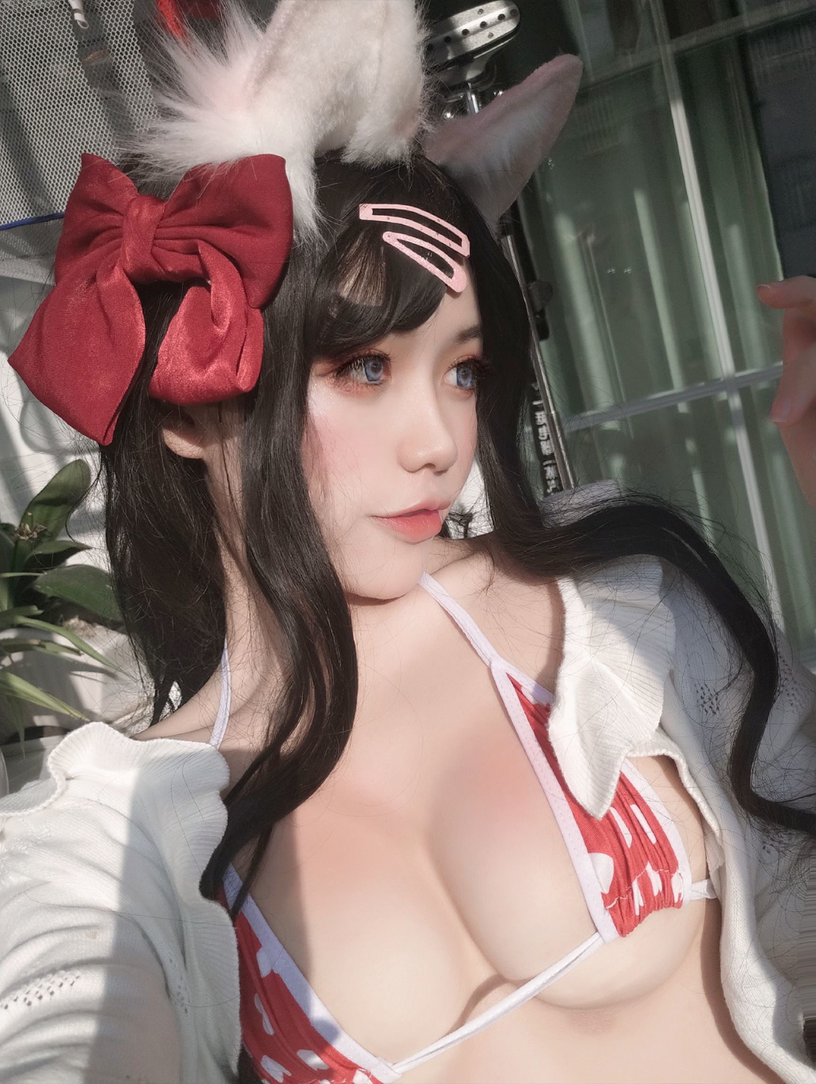 一笑芳香沁《窗与宠物猫》写真集插图7