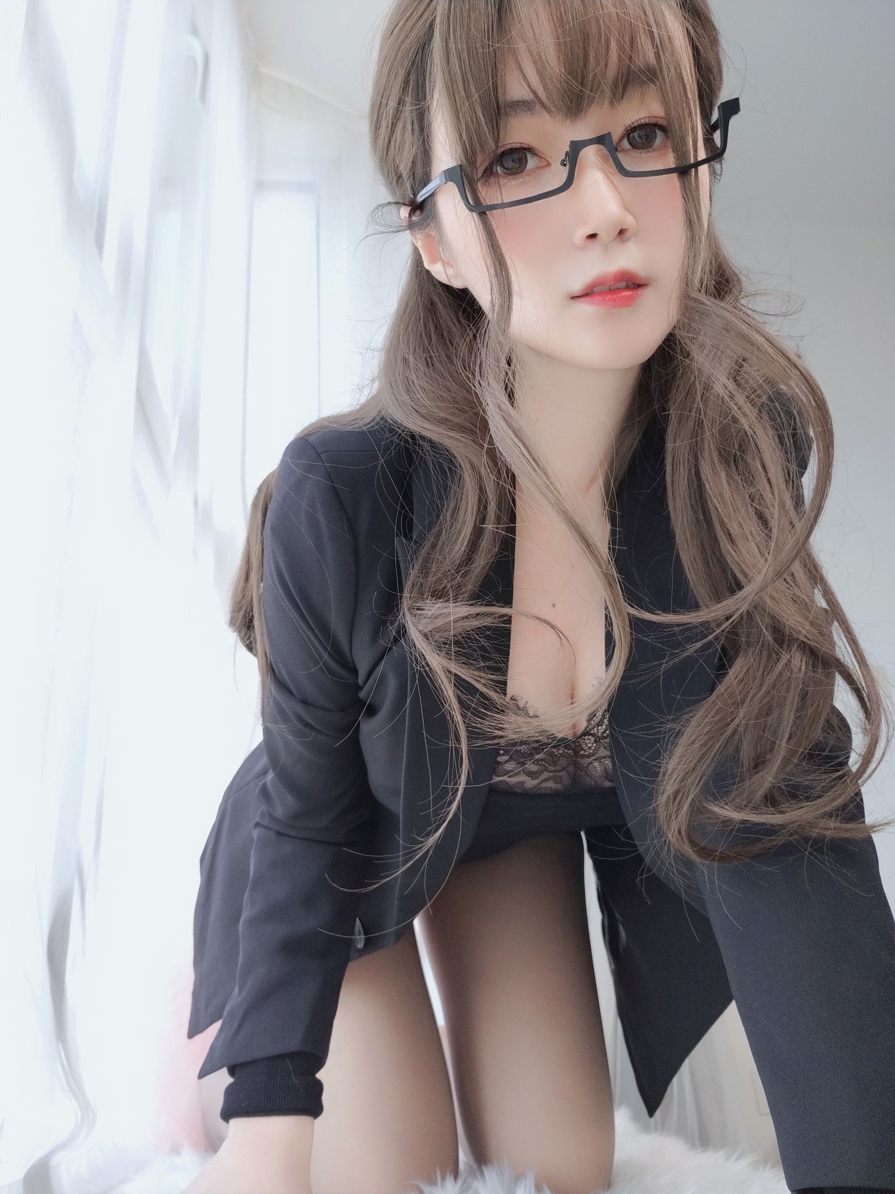 Coser小姐姐白银81–黑西服插图