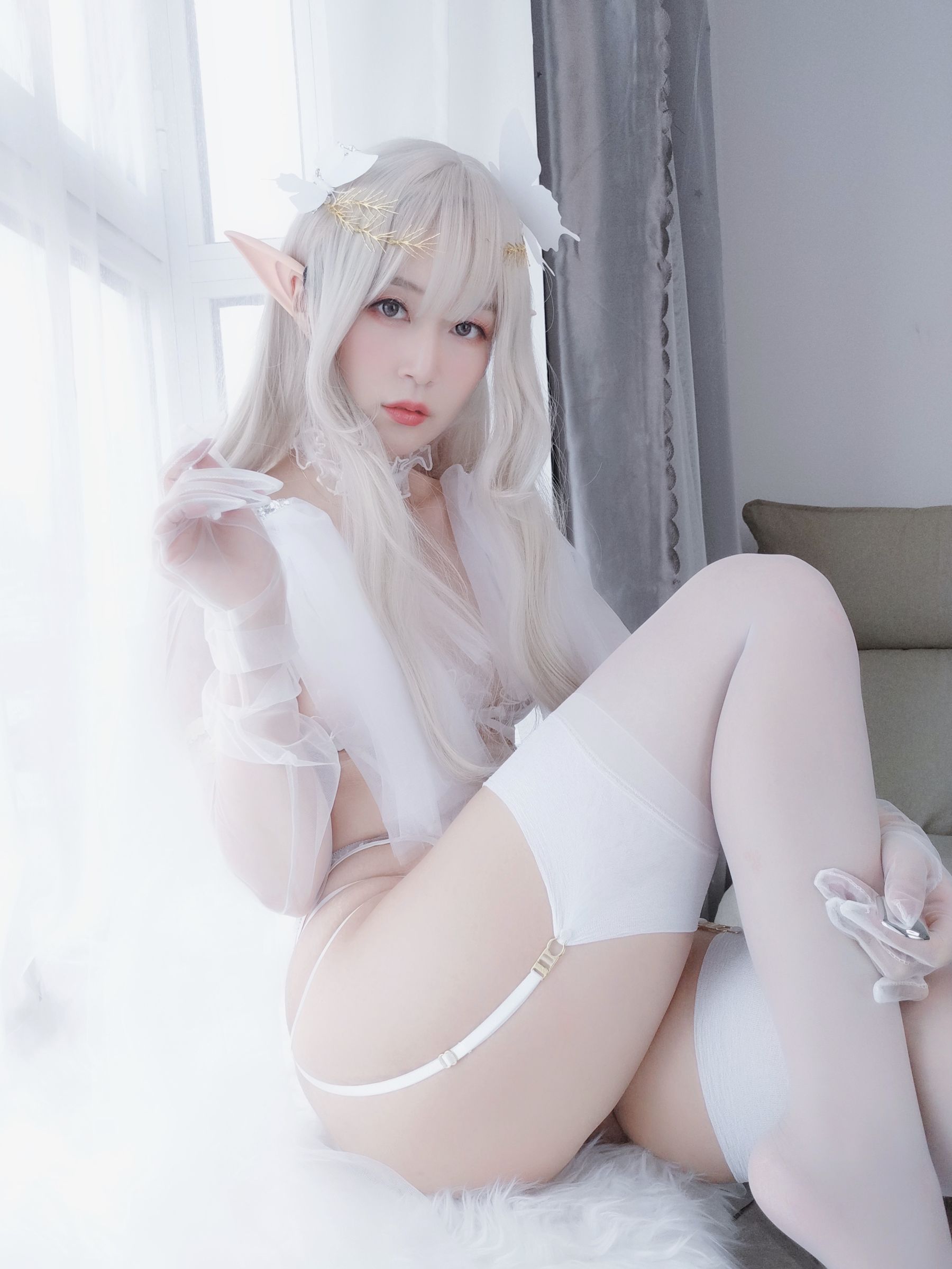 Coser小姐姐白银81《纯白精灵》插图9
