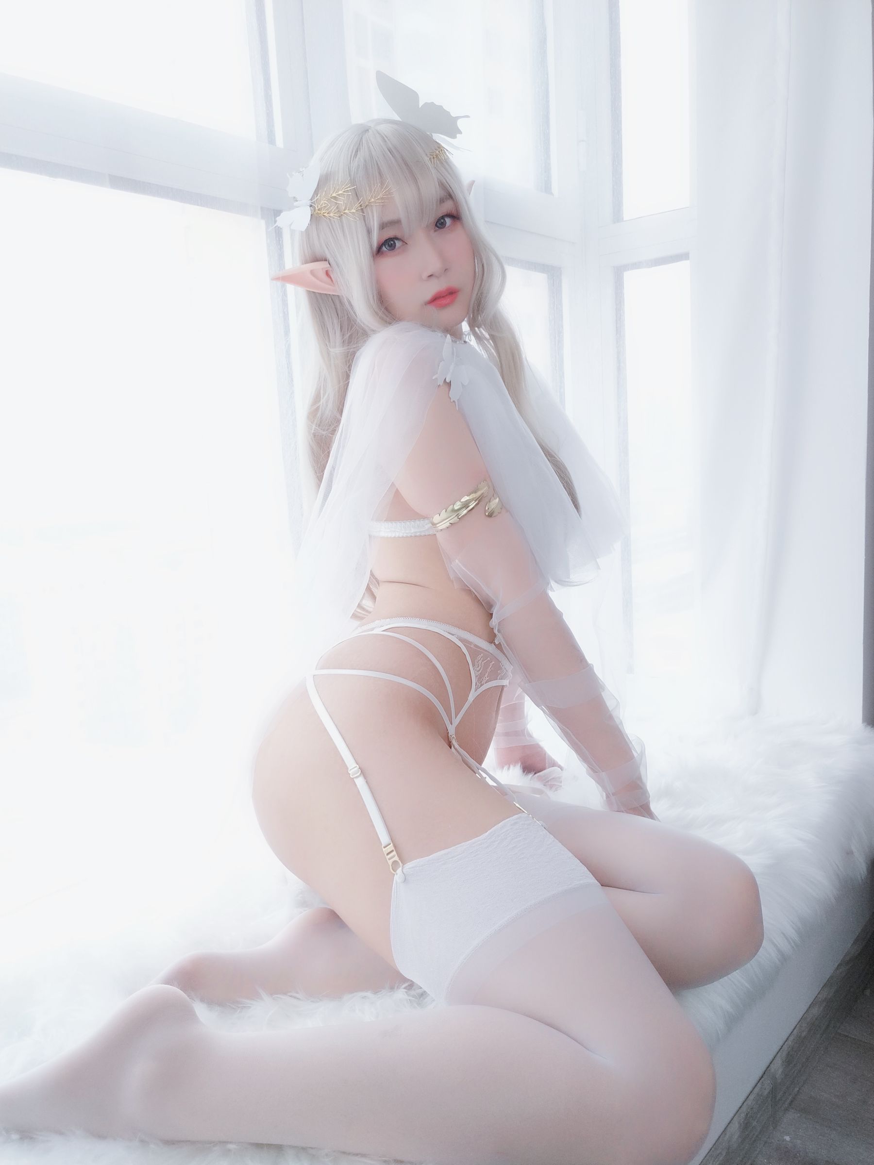 Coser小姐姐白银81《纯白精灵》插图7