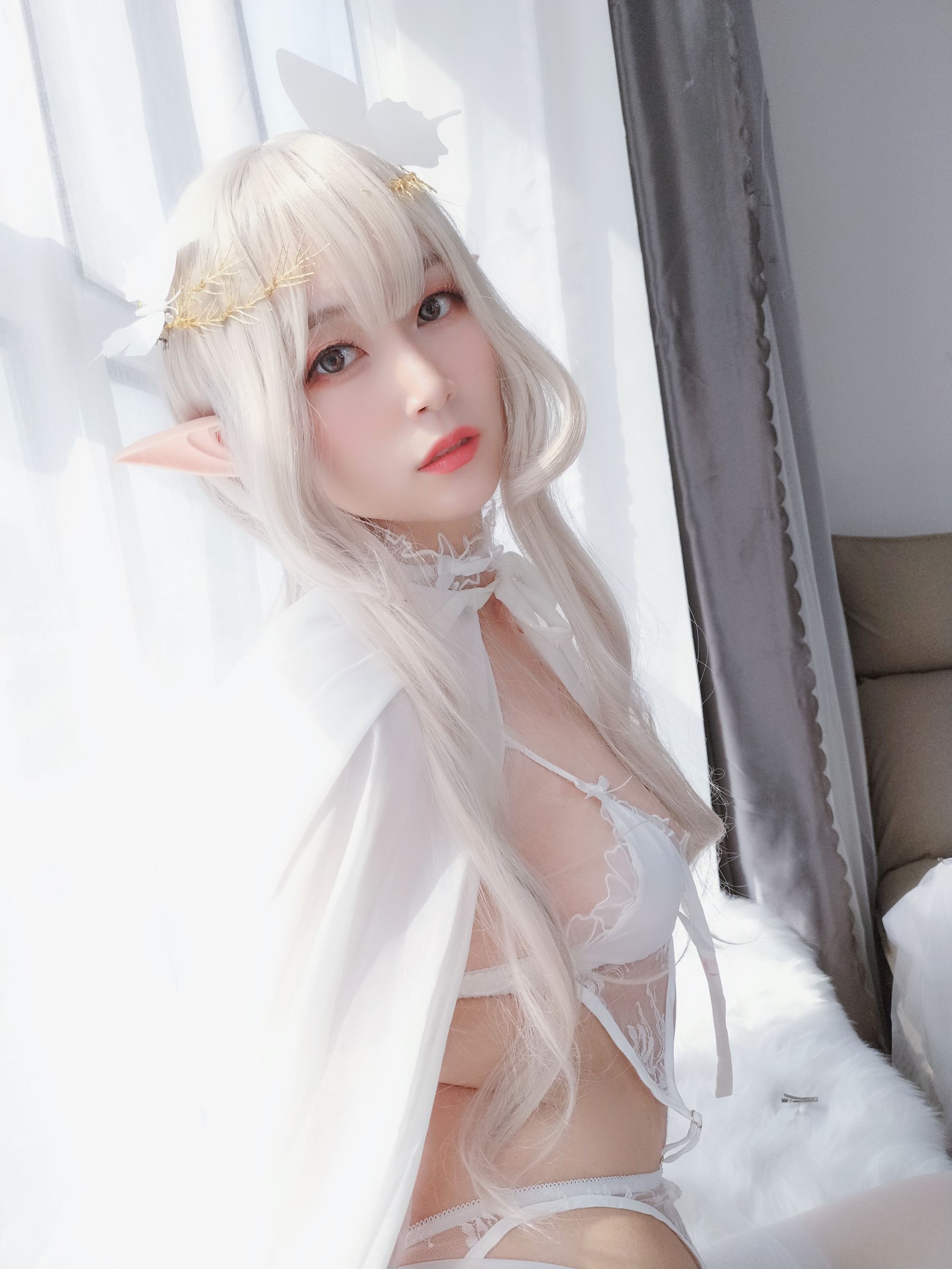 Coser小姐姐白银81《纯白精灵》插图4