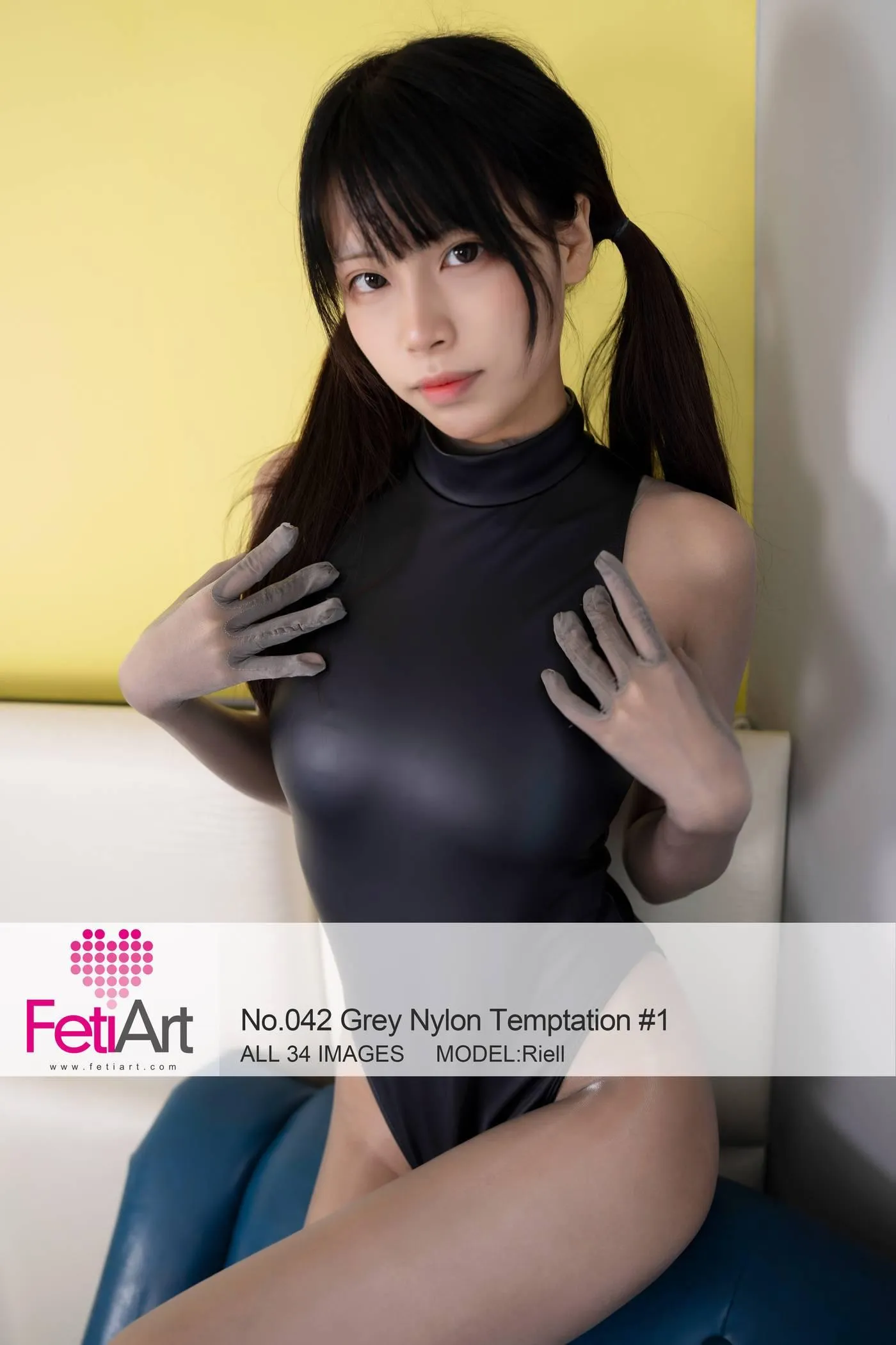[FetiArt尚物集]NO.00042 Grey Nylon Temptation #1 MODEL-Riell[35P]插图4
