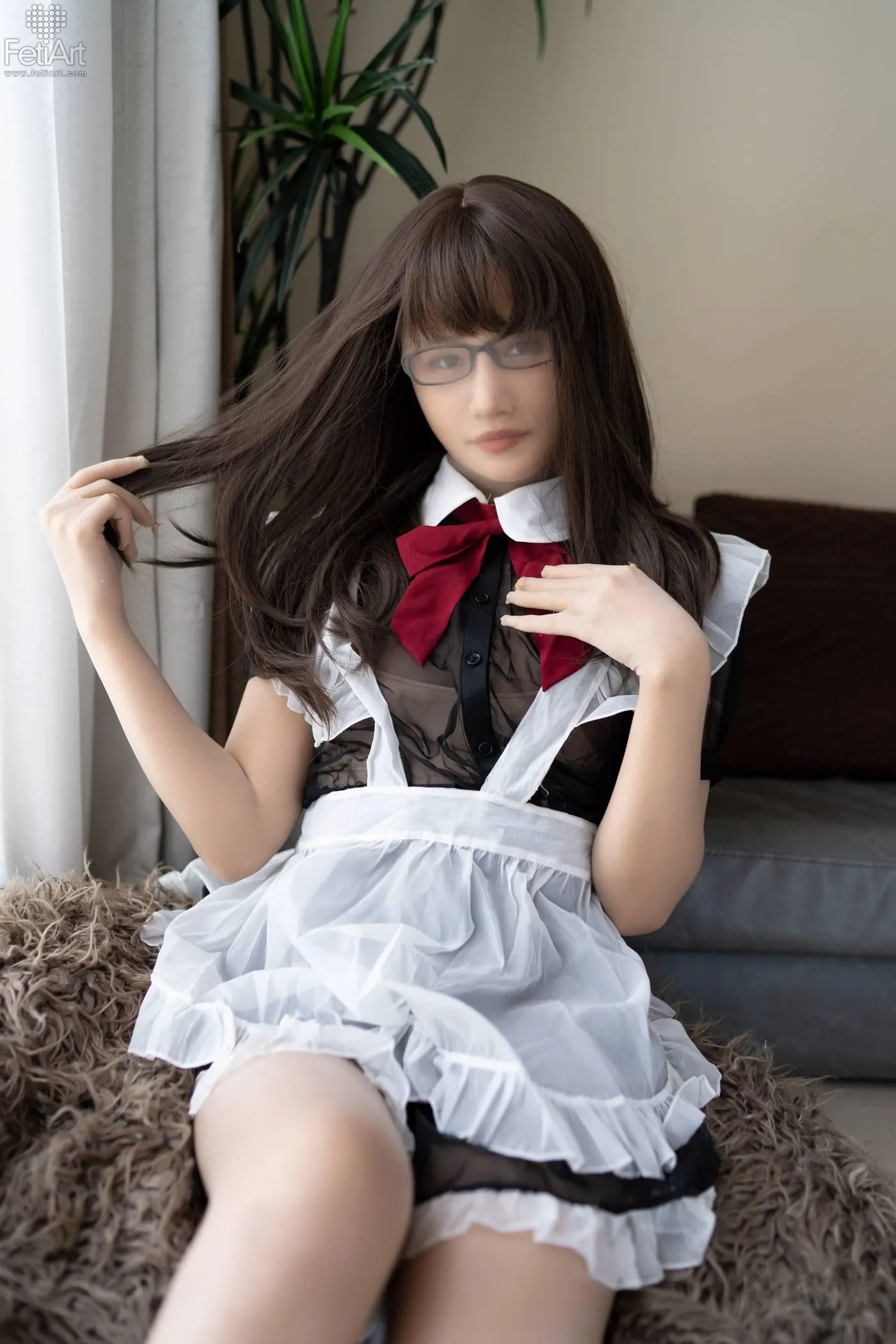 [FetiArt尚物集]NO.00048 Pantyhose Encasement Maid MODEL-Jasmine[39P]插图