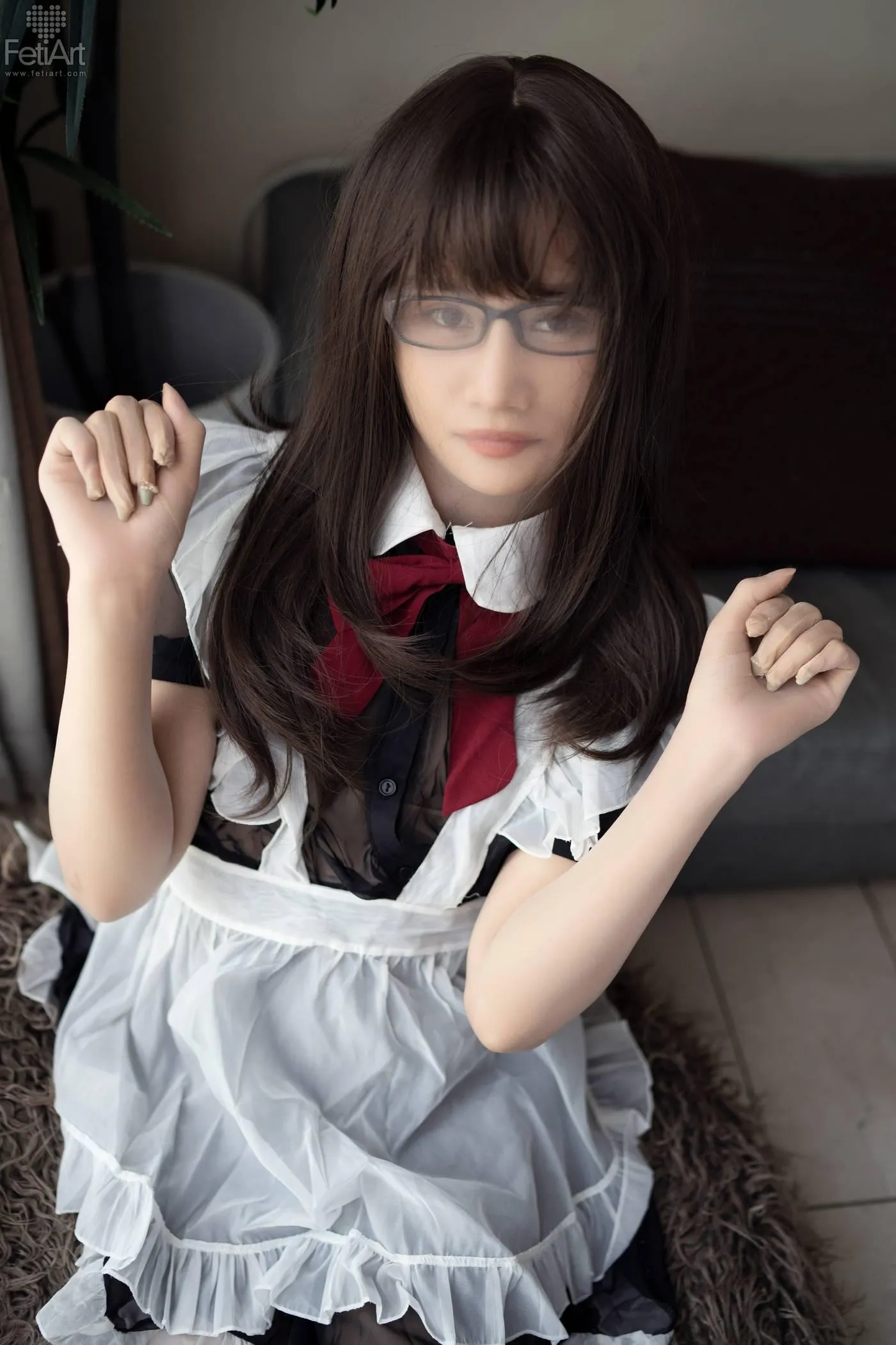 [FetiArt尚物集]NO.00048 Pantyhose Encasement Maid MODEL-Jasmine[39P]插图6