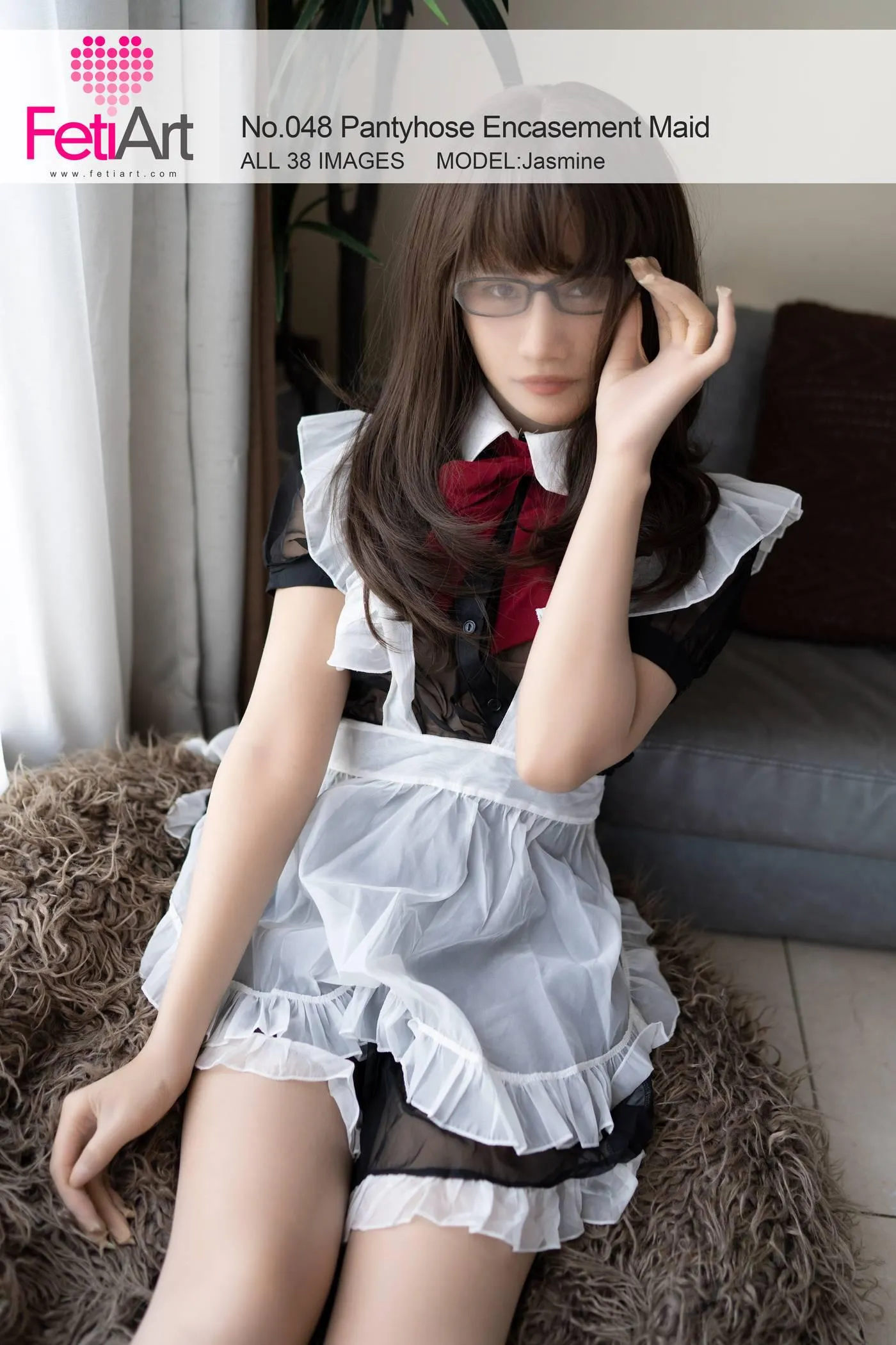 [FetiArt尚物集]NO.00048 Pantyhose Encasement Maid MODEL-Jasmine[39P]插图8