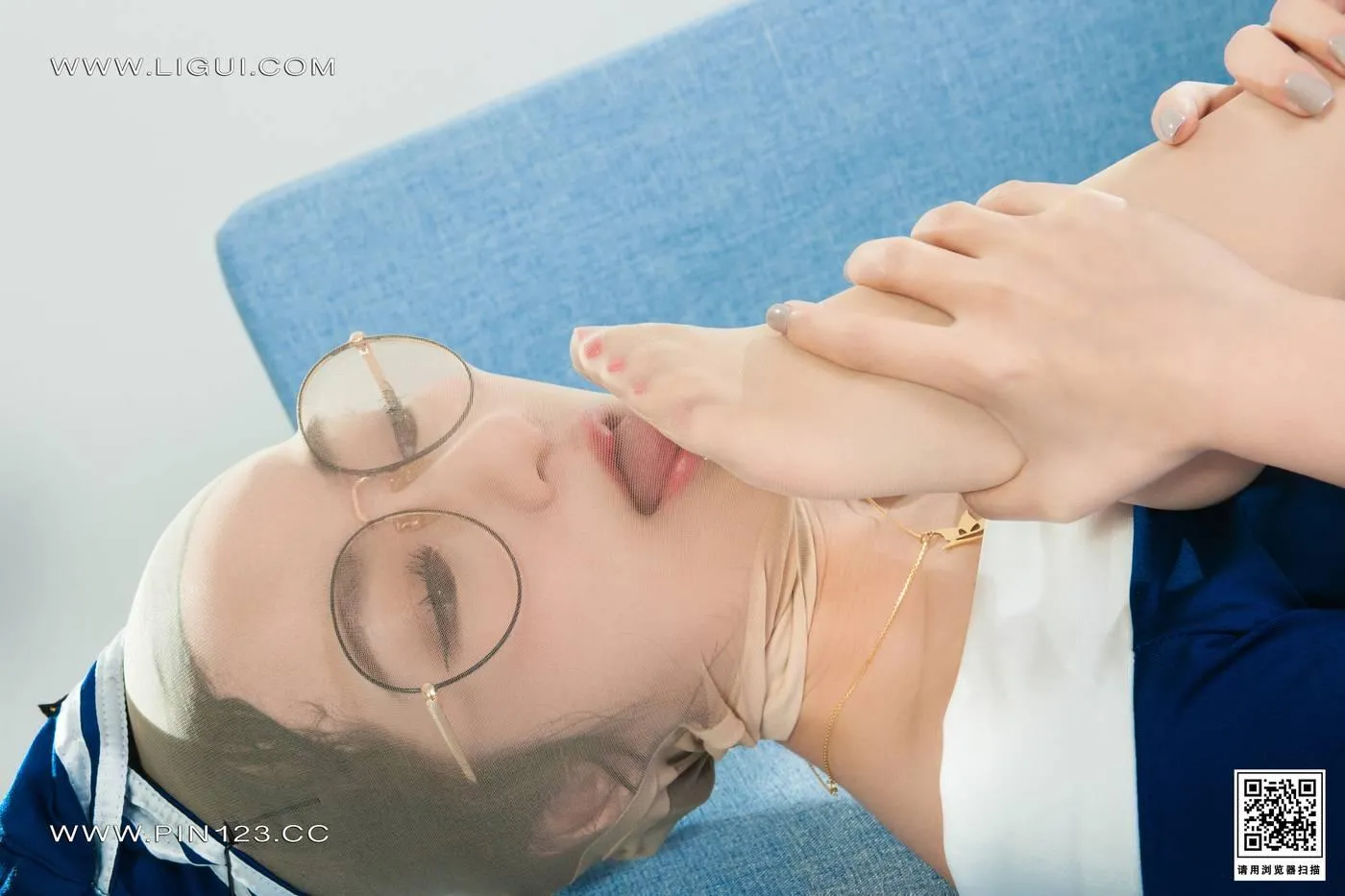 [Ligui丽柜]2022.11.11 双生花-空中丝欲 汐汐＆心心[98P]插图8