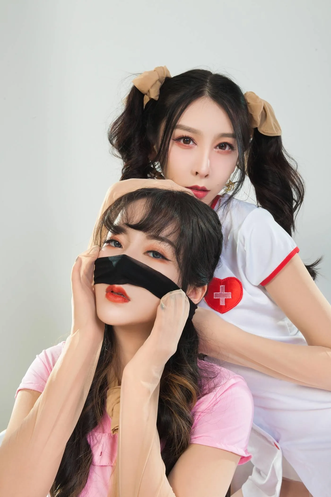 [Ligui丽柜]2022.03.28《双生花-丝欲双生》兔子&汐汐[71P]插图8