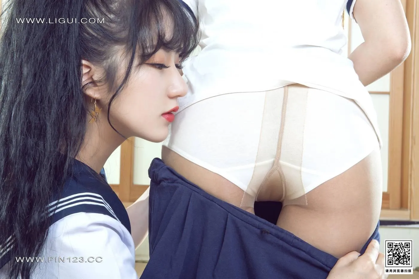 [Ligui丽柜]2023.01.06 双生花-花季岁月 小熊＆汐汐[82P]插图3
