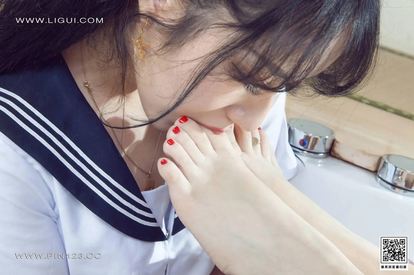[Ligui丽柜]2023.01.06 双生花-花季岁月 小熊＆汐汐[82P]插图5