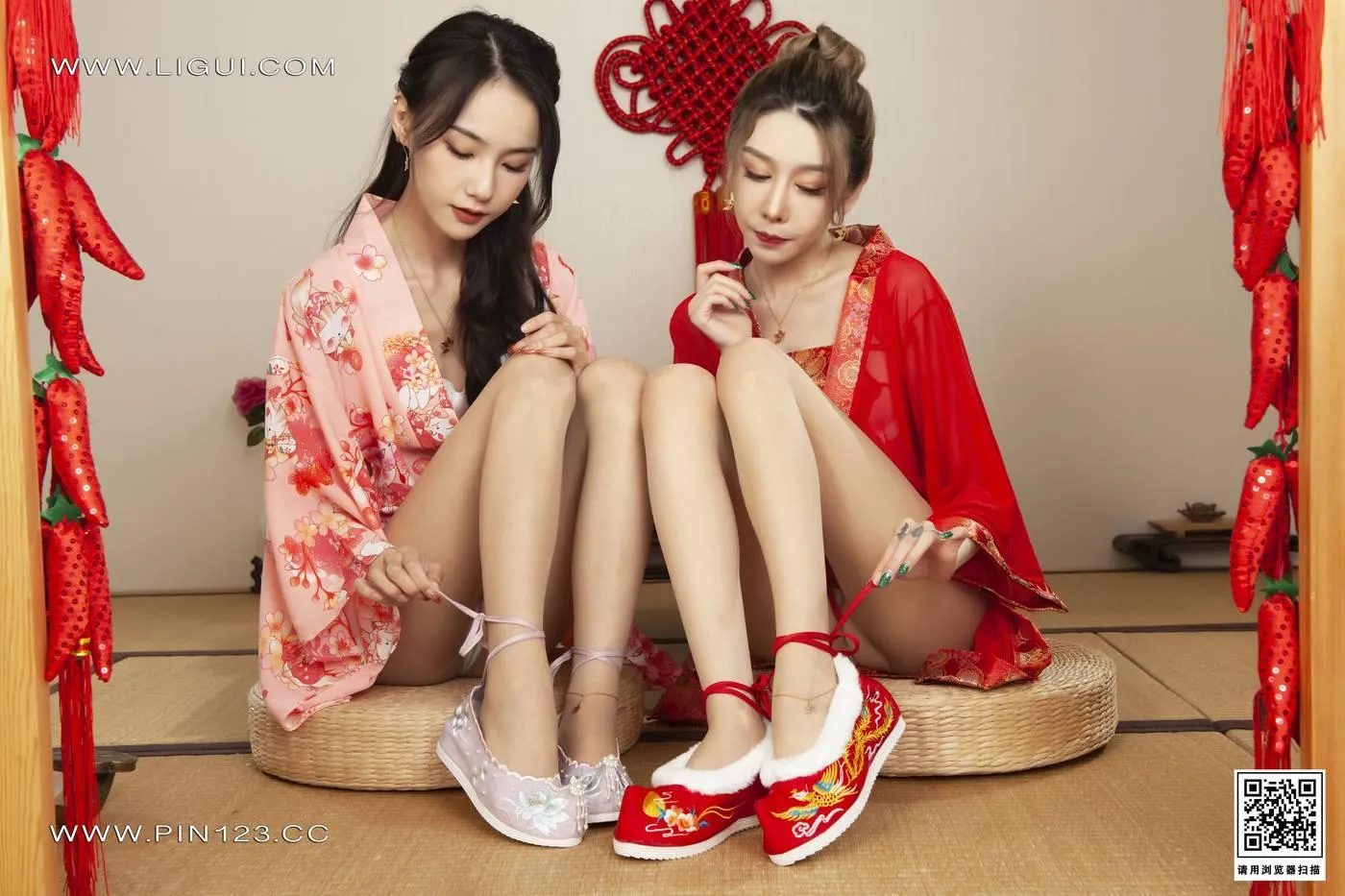 [Ligui丽柜]2023.01.19 花足迎春(上) 兔子＆心心[71P]插图9