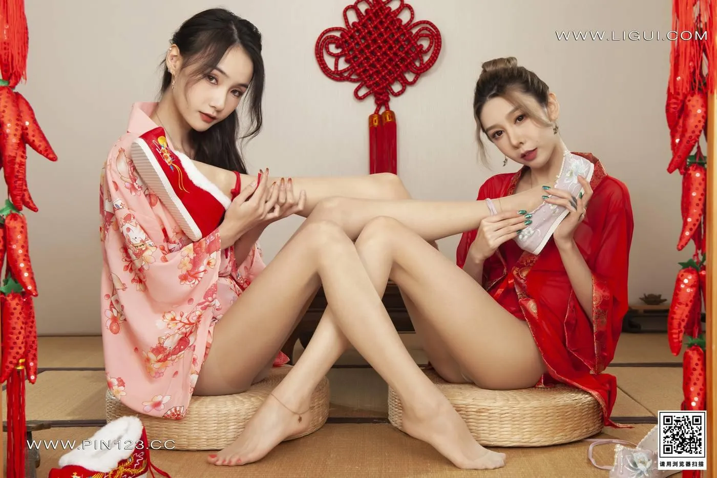 [Ligui丽柜]2023.01.19 花足迎春(上) 兔子＆心心[71P]插图8