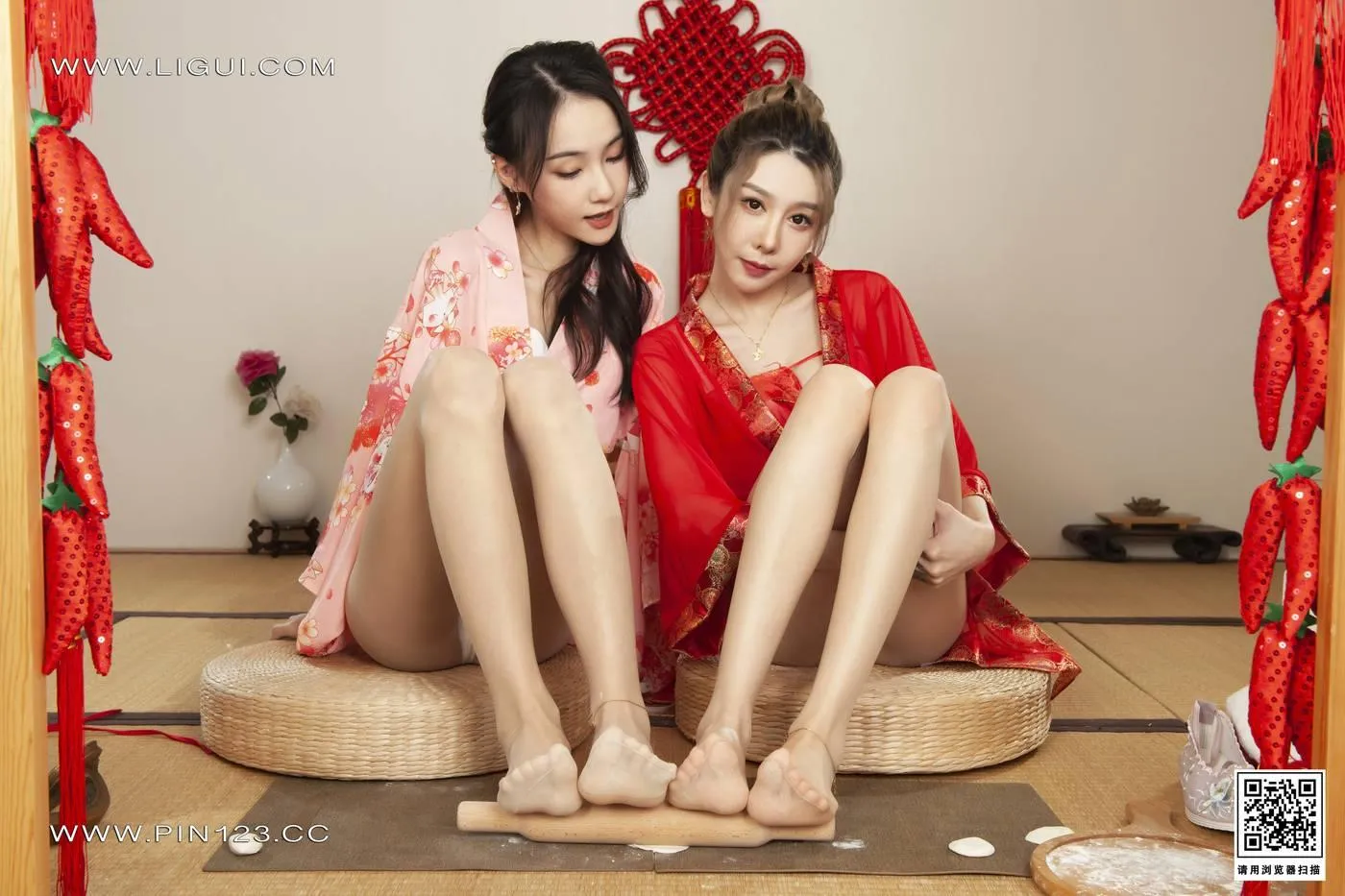 [Ligui丽柜]2023.01.19 花足迎春(上) 兔子＆心心[71P]插图7